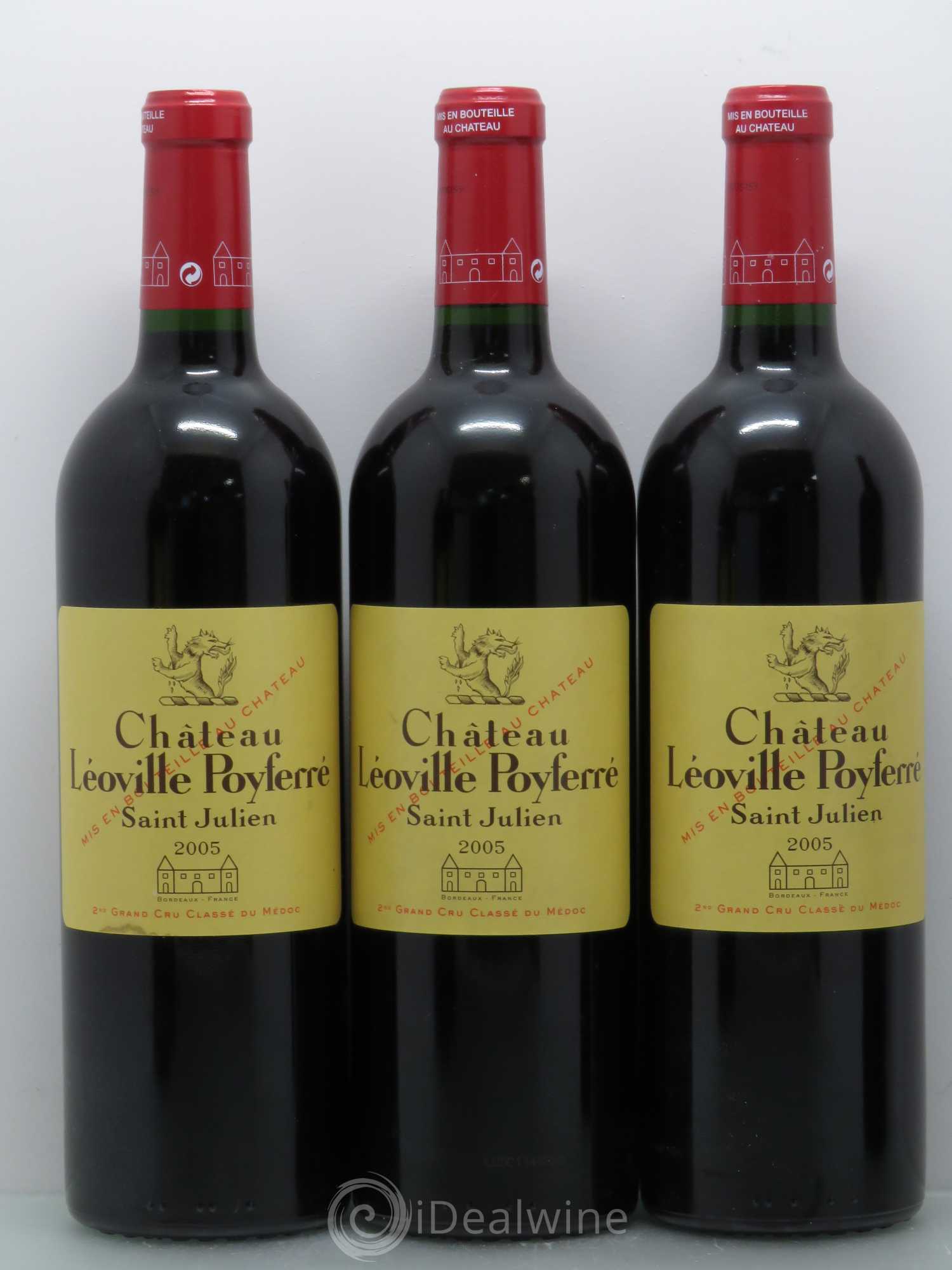 Château Léoville Poyferré 2ème Grand Cru Classé 2005 - Lot de 12 bouteilles - 3
