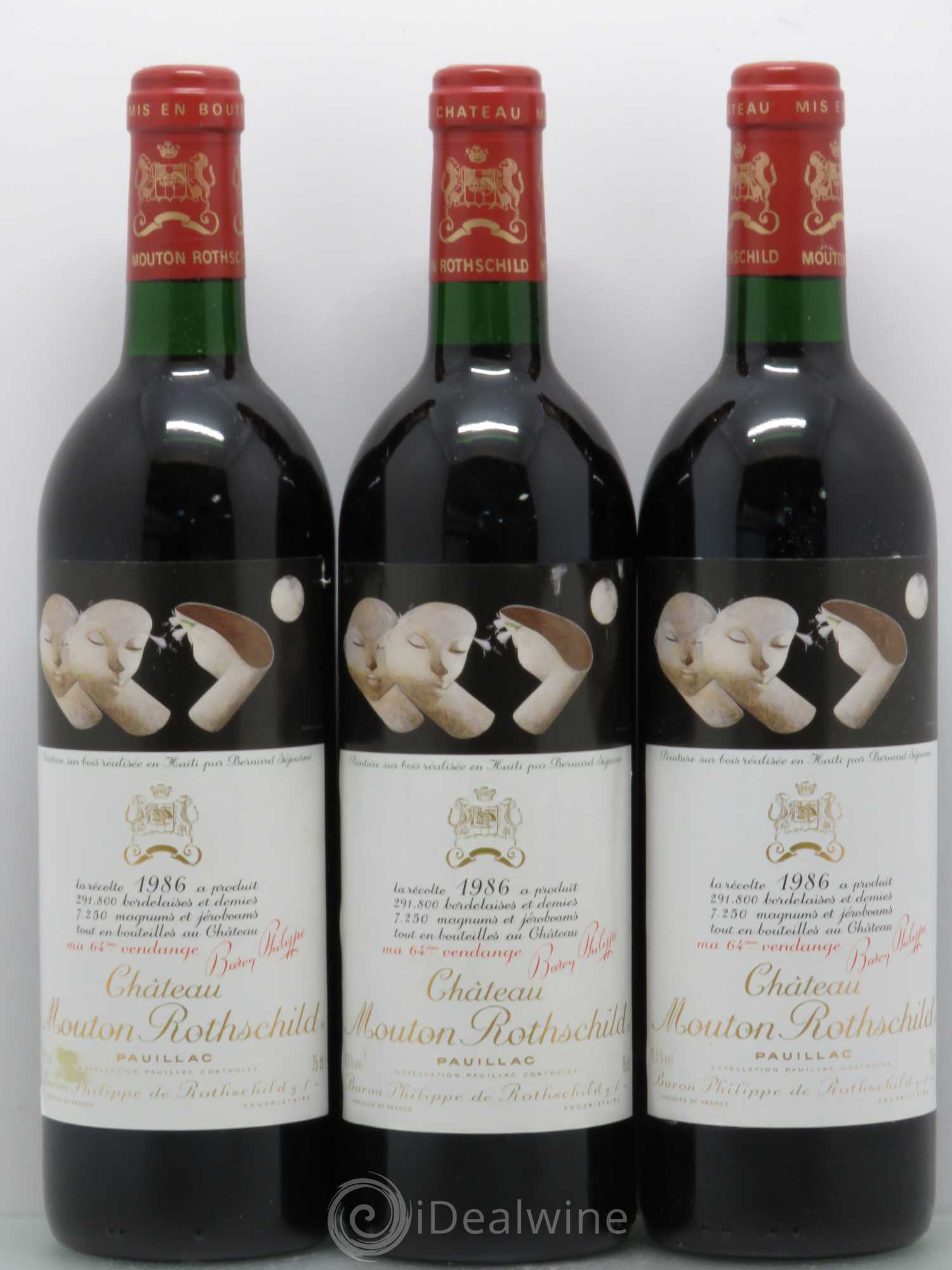 Château Mouton Rothschild 1er Grand Cru Classé 1986 - Lot de 12 bouteilles - 4