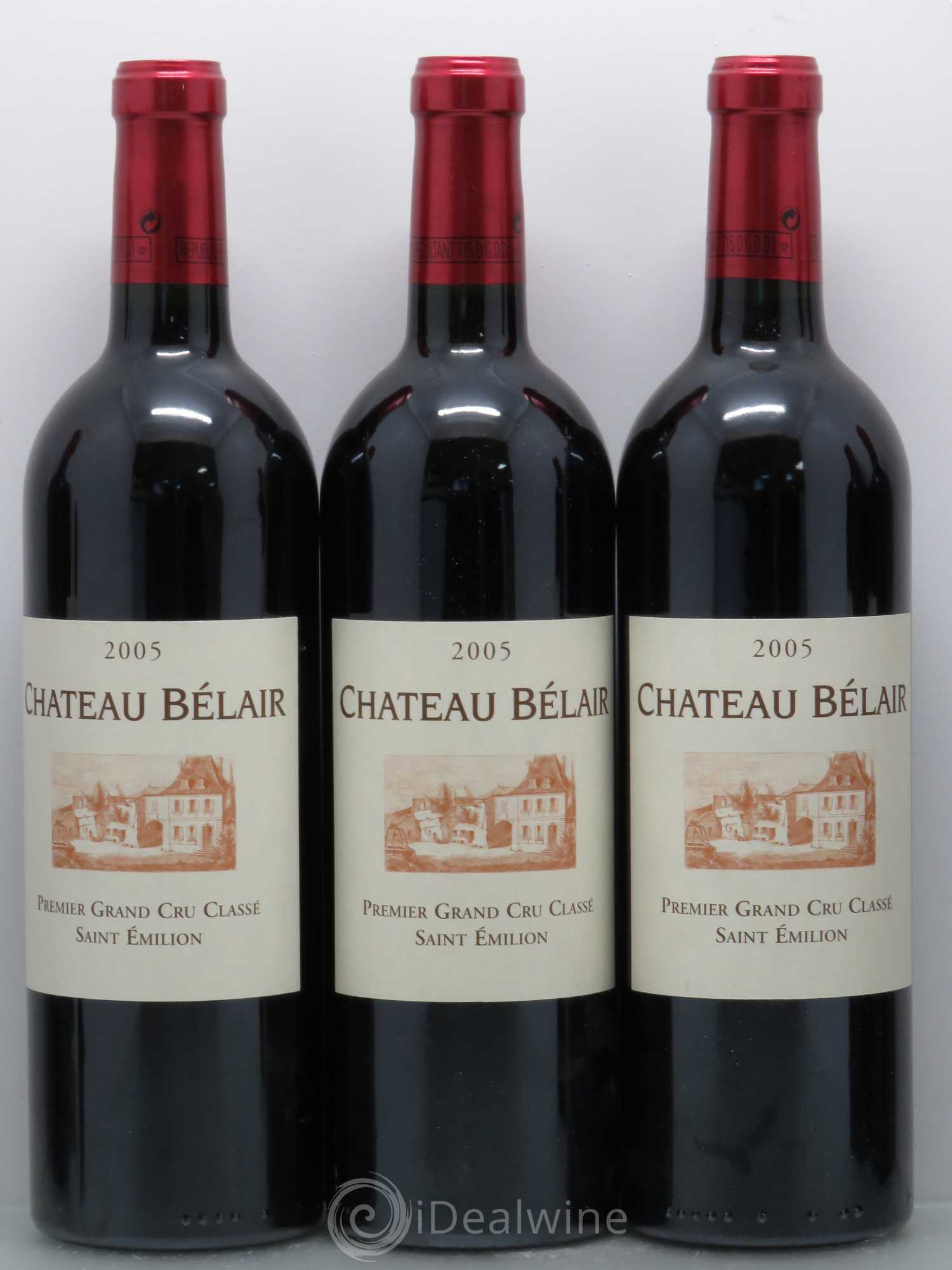 Château Belair (Belair-Monange) 1er Grand Cru Classé B 2005 - Lot de 6 bouteilles - 1
