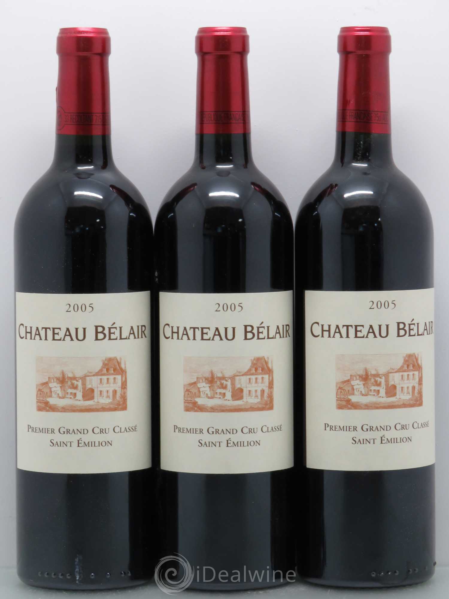 Château Belair (Belair-Monange) 1er Grand Cru Classé B 2005 - Lot de 6 bouteilles - 2