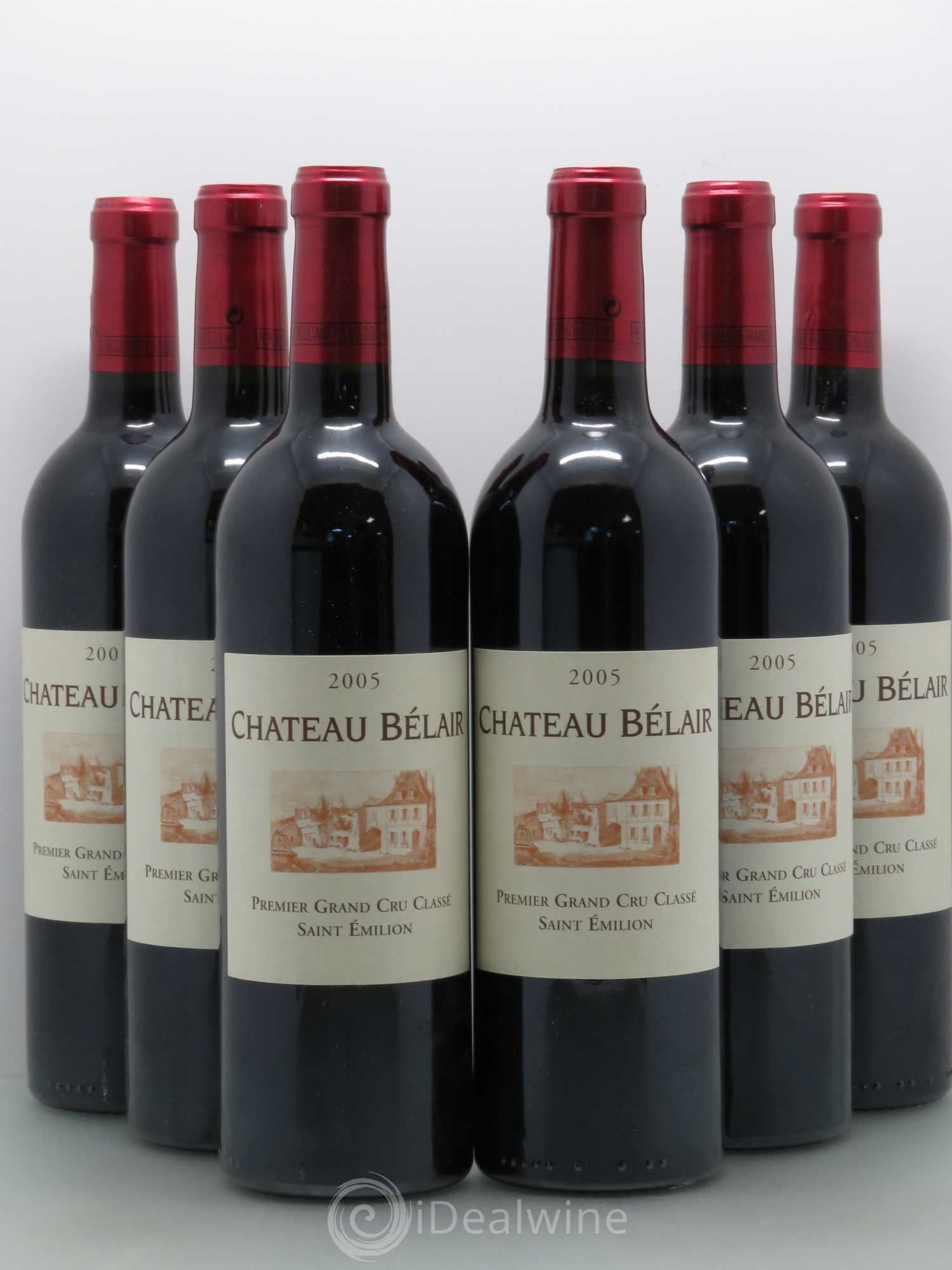 Château Belair (Belair-Monange) 1er Grand Cru Classé B 2005 - Lot de 6 bouteilles - 0