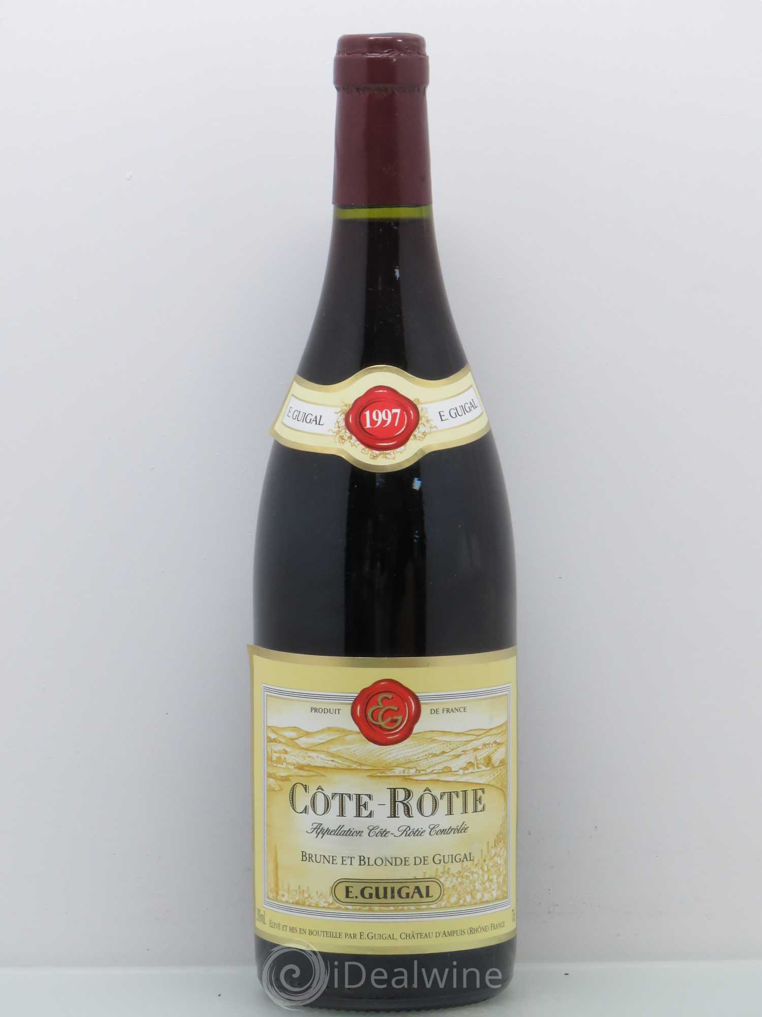Côte-Rôtie Côtes Brune et Blonde Guigal 1997 - Lot de 1 bouteille - 0