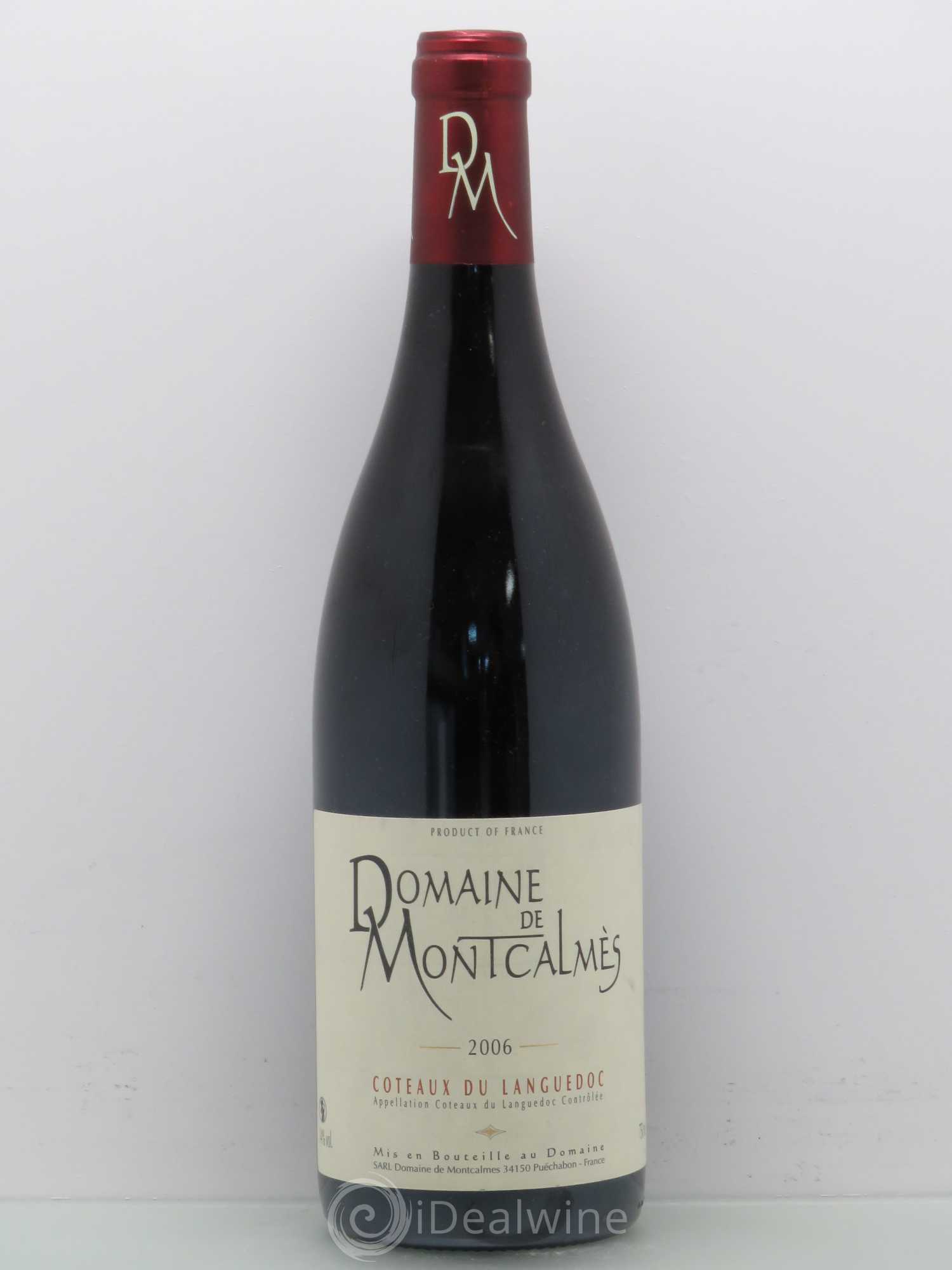 Languedoc Domaine de Montcalmès Frédéric Pourtalié 2006 - Lot de 1 bouteille - 0