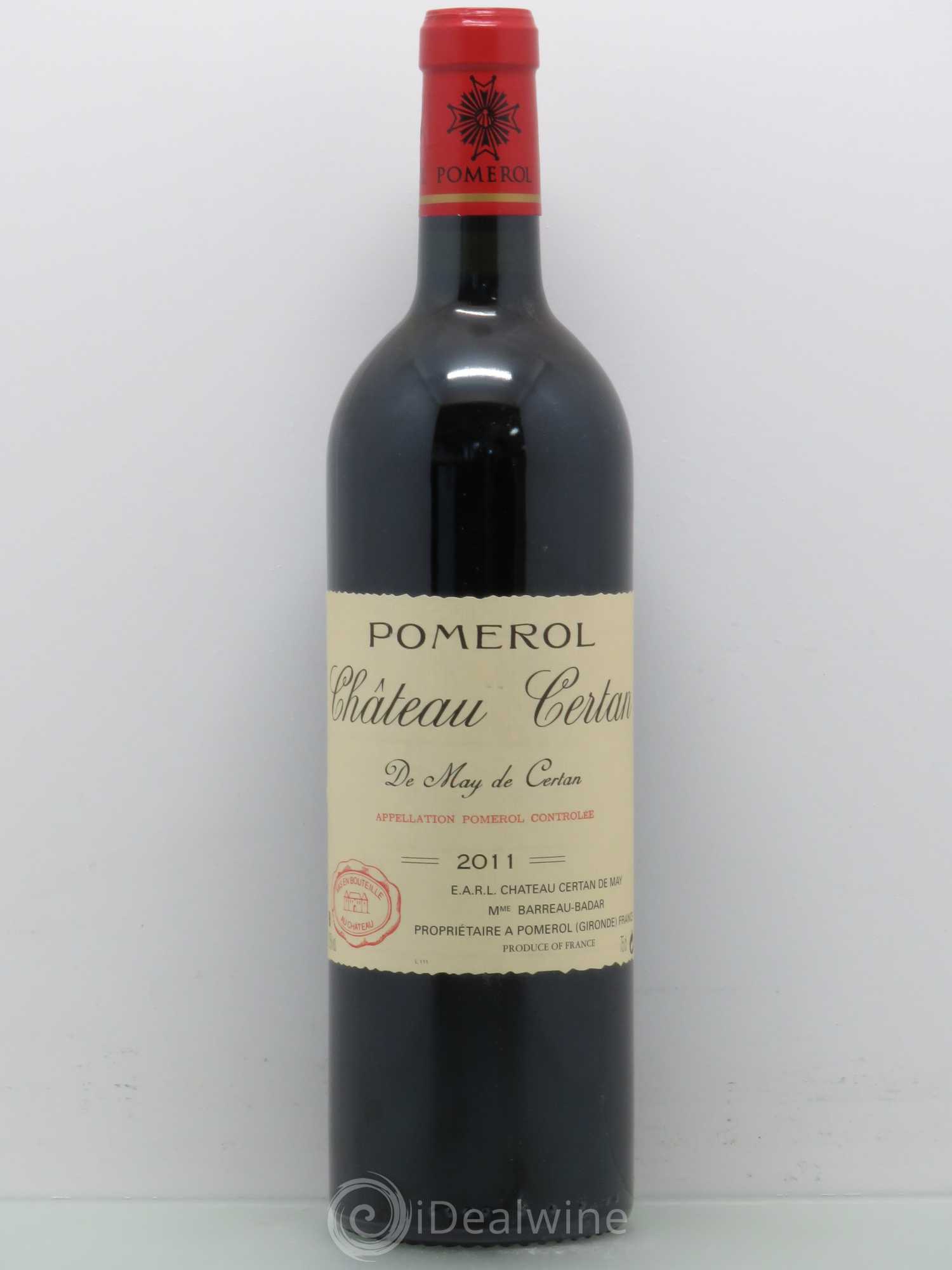 Château Certan de May 2011 - Lot de 1 bouteille - 0