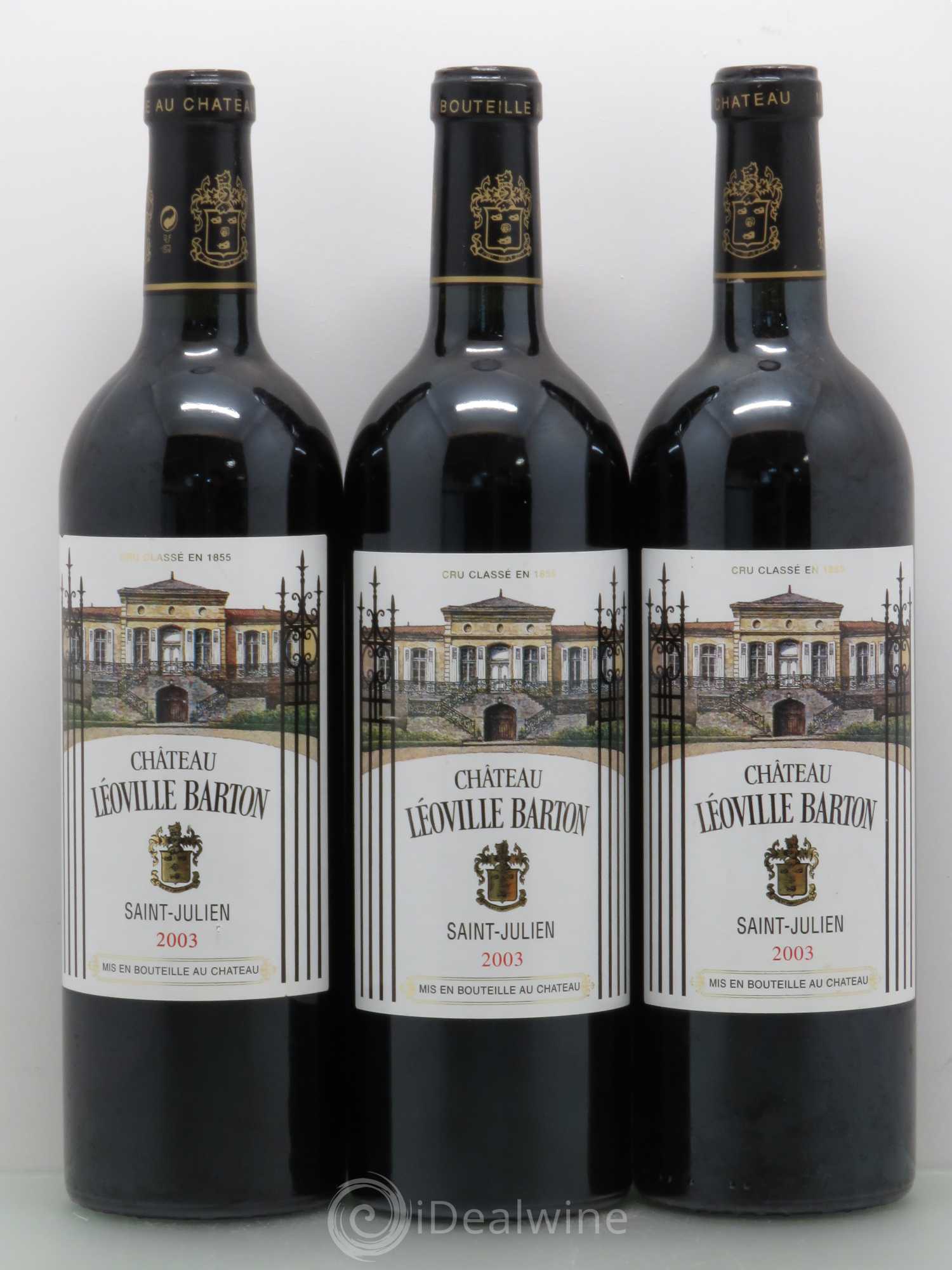 Château Léoville Barton 2ème Grand Cru Classé 2003 - Lot de 6 bouteilles - 2