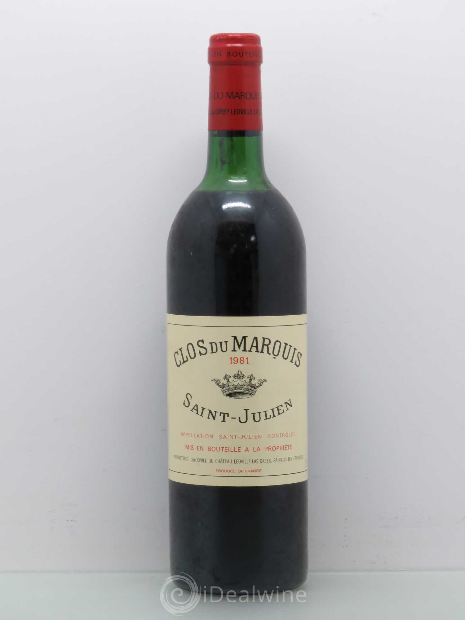 Clos du Marquis 1981 - Lot de 1 bouteille - 0