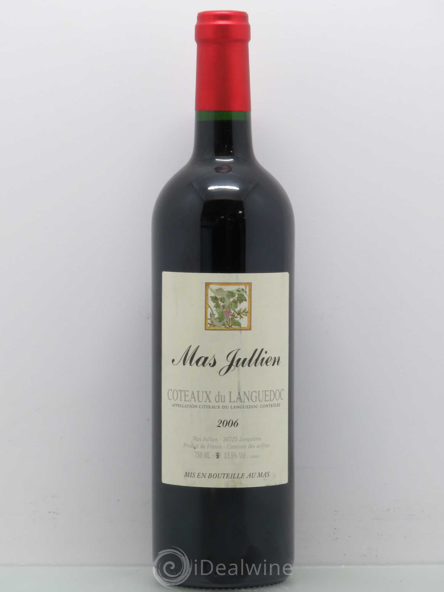 Terrasses du Larzac Mas Jullien Olivier Jullien 2006 - Lot de 1 bouteille - 0