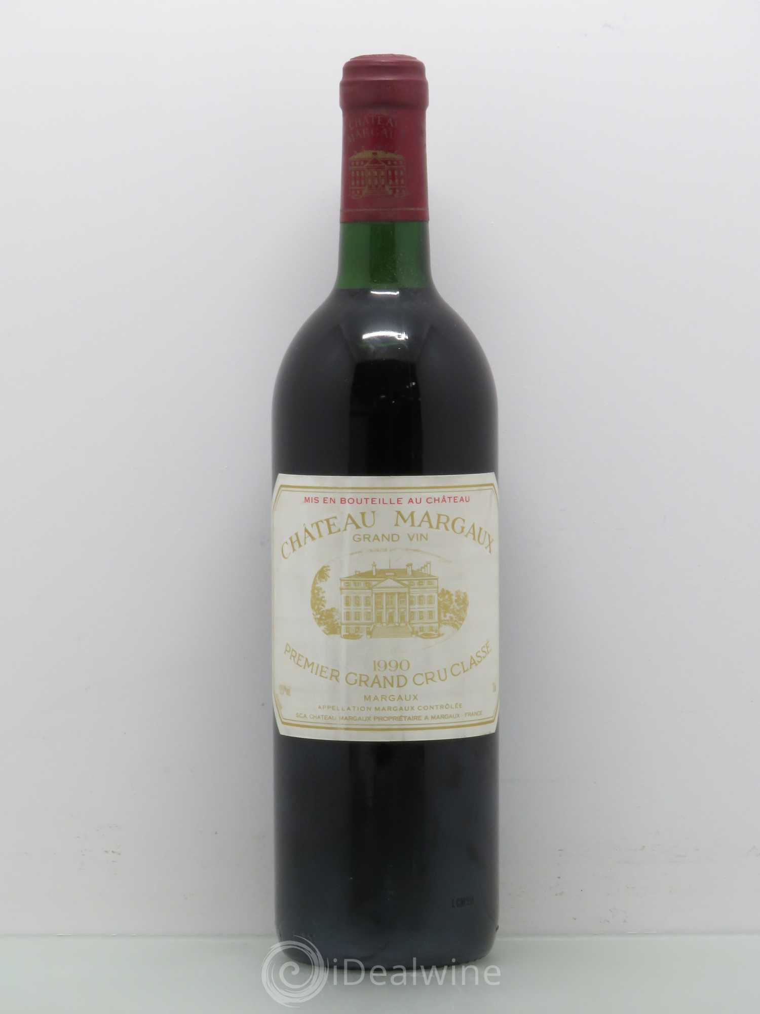 Château Margaux 1er Grand Cru Classé 1990 - Lot de 1 bouteille - 0