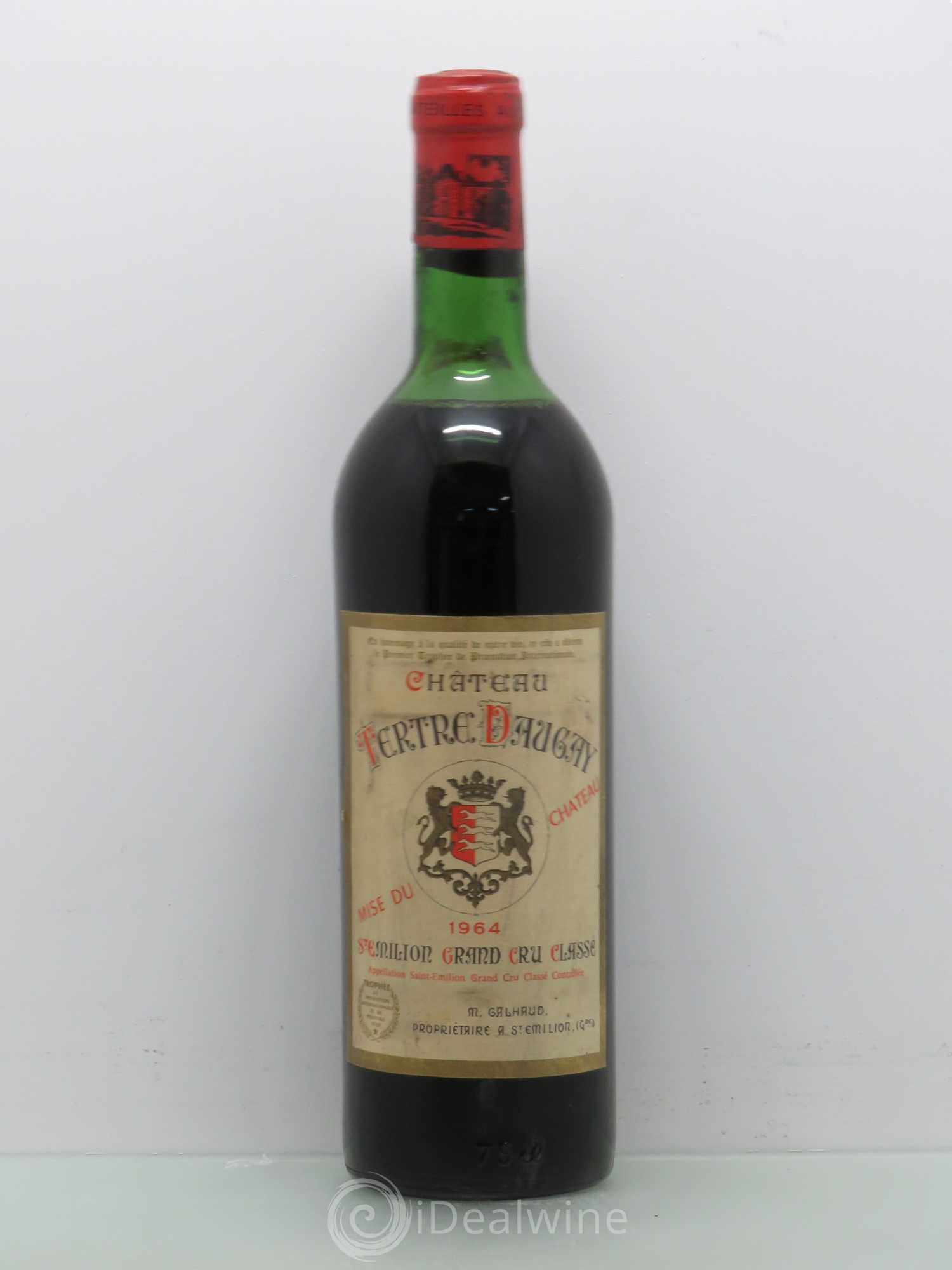 Château Tertre Daugay Grand Cru Classé 1964 - Lot de 1 bouteille - 0