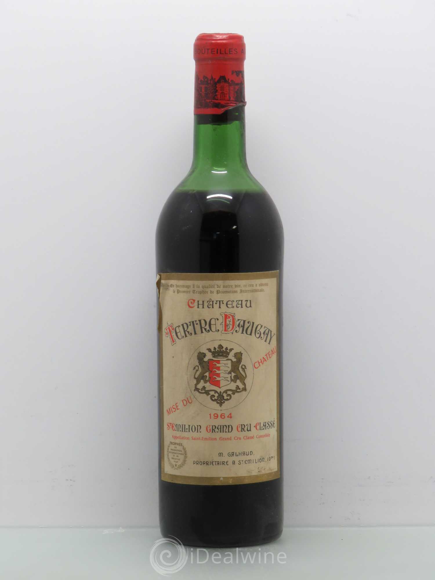 Château Tertre Daugay Grand Cru Classé 1964 - Lot de 1 bouteille - 0
