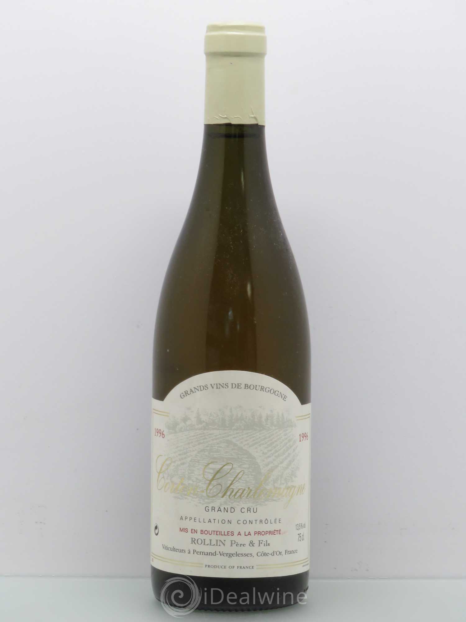 Corton-Charlemagne Grand Cru Rollin P&F 1996 - Lot de 1 bouteille - 0