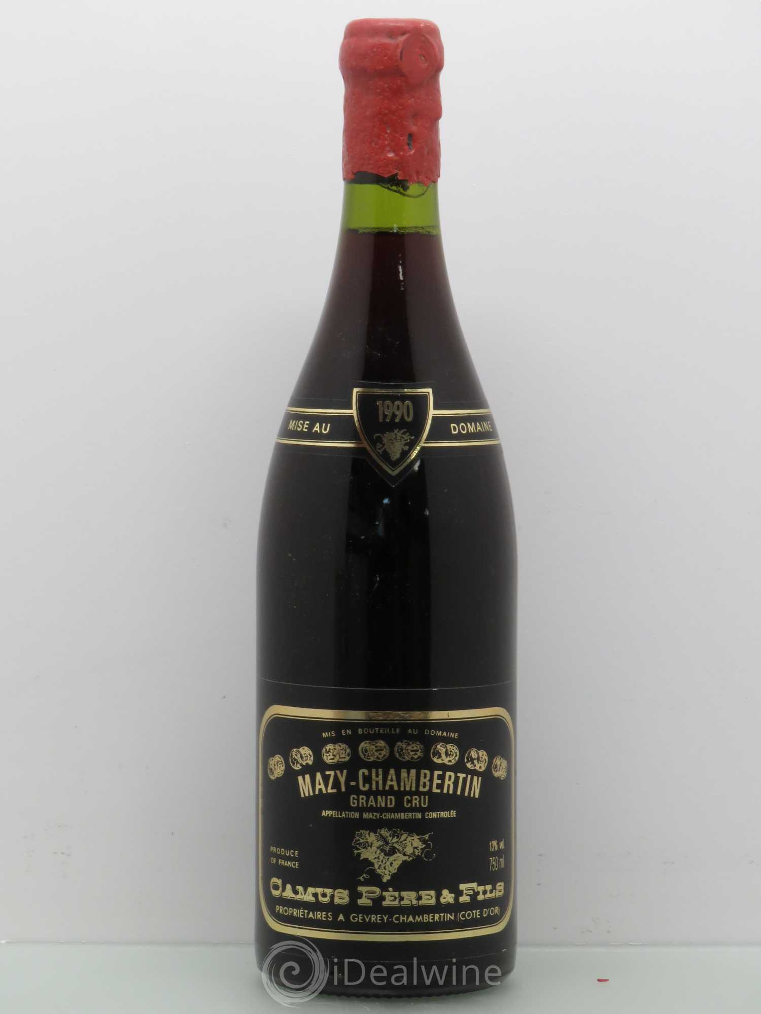 Mazis-Chambertin Grand Cru Domaine Camus 1990 - Posten von 1 Flasche - 0