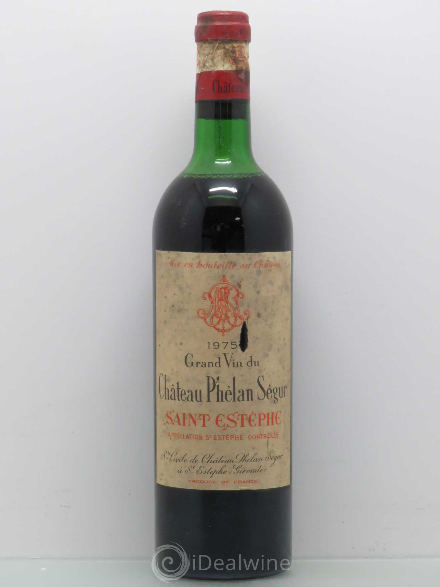 Château Phélan Ségur 1975 - Lot de 1 bouteille - 0