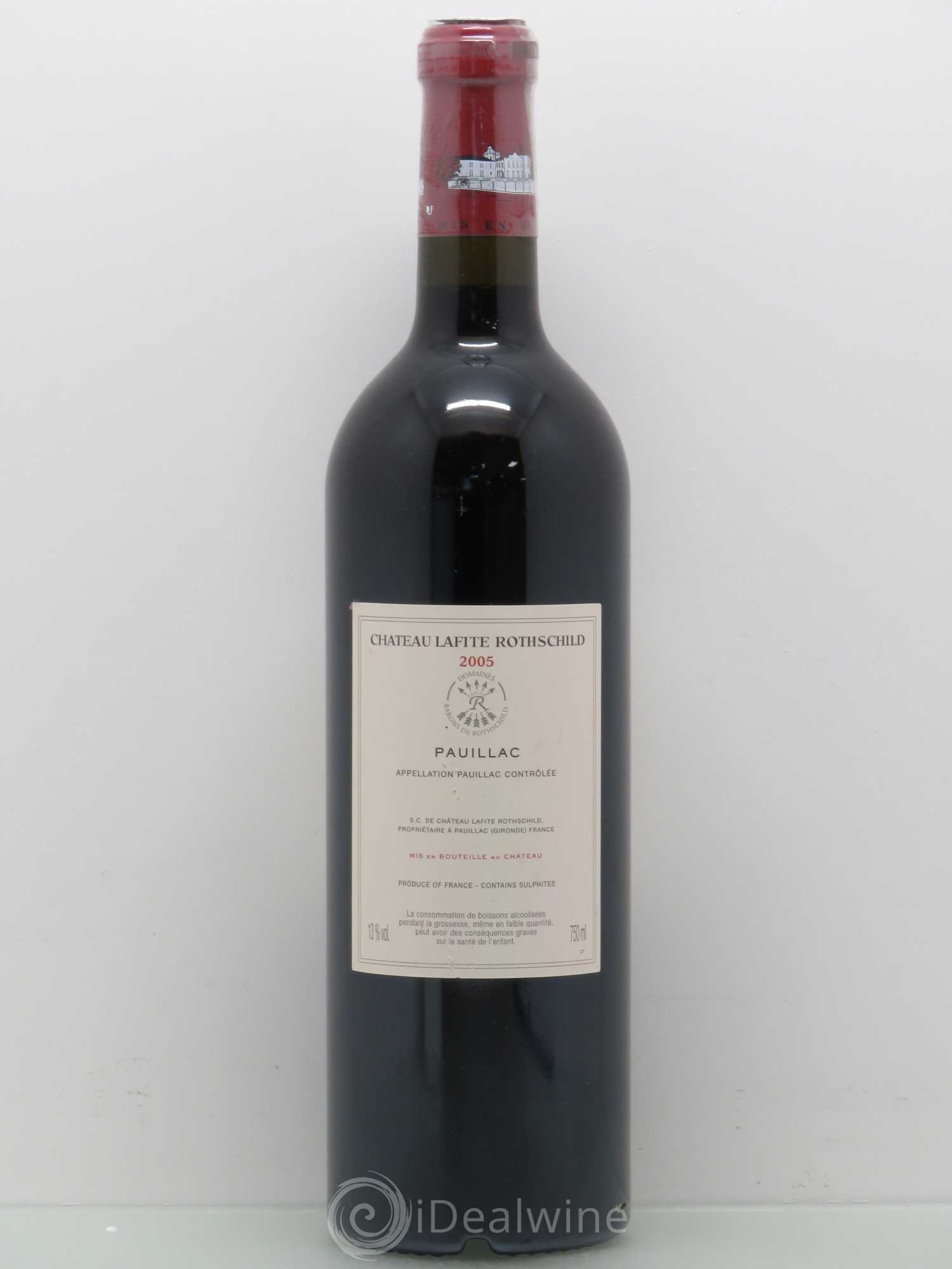 Château Lafite Rothschild 1er Grand Cru Classé 2005 - Lot de 1 bouteille - 1