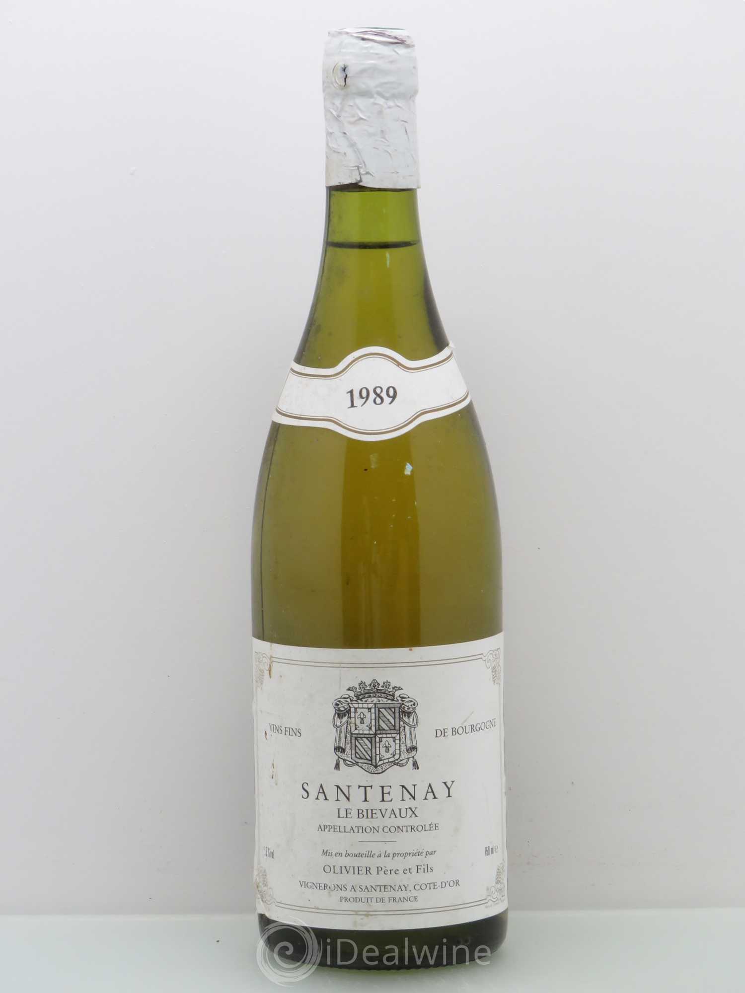 Santenay Le Bievaux Olivier Père et fils (sans prix de réserve) 1989 - Posten von 1 Flasche - 0