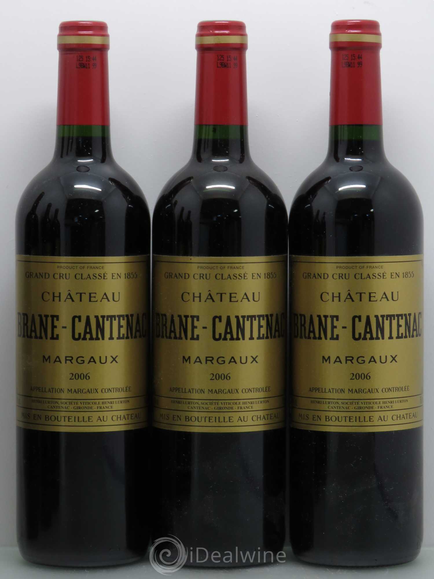 Château Brane Cantenac 2ème Grand Cru Classé 2006 - Lot de 6 bouteilles - 1