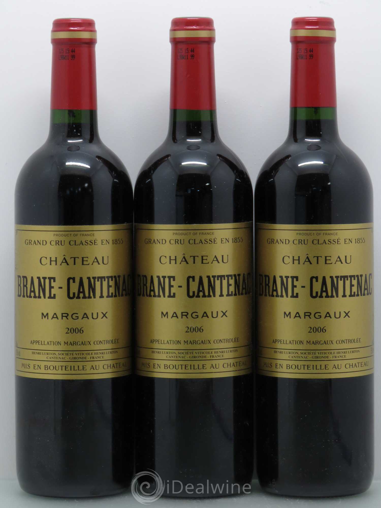 Château Brane Cantenac 2ème Grand Cru Classé 2006 - Lot de 6 bouteilles - 2