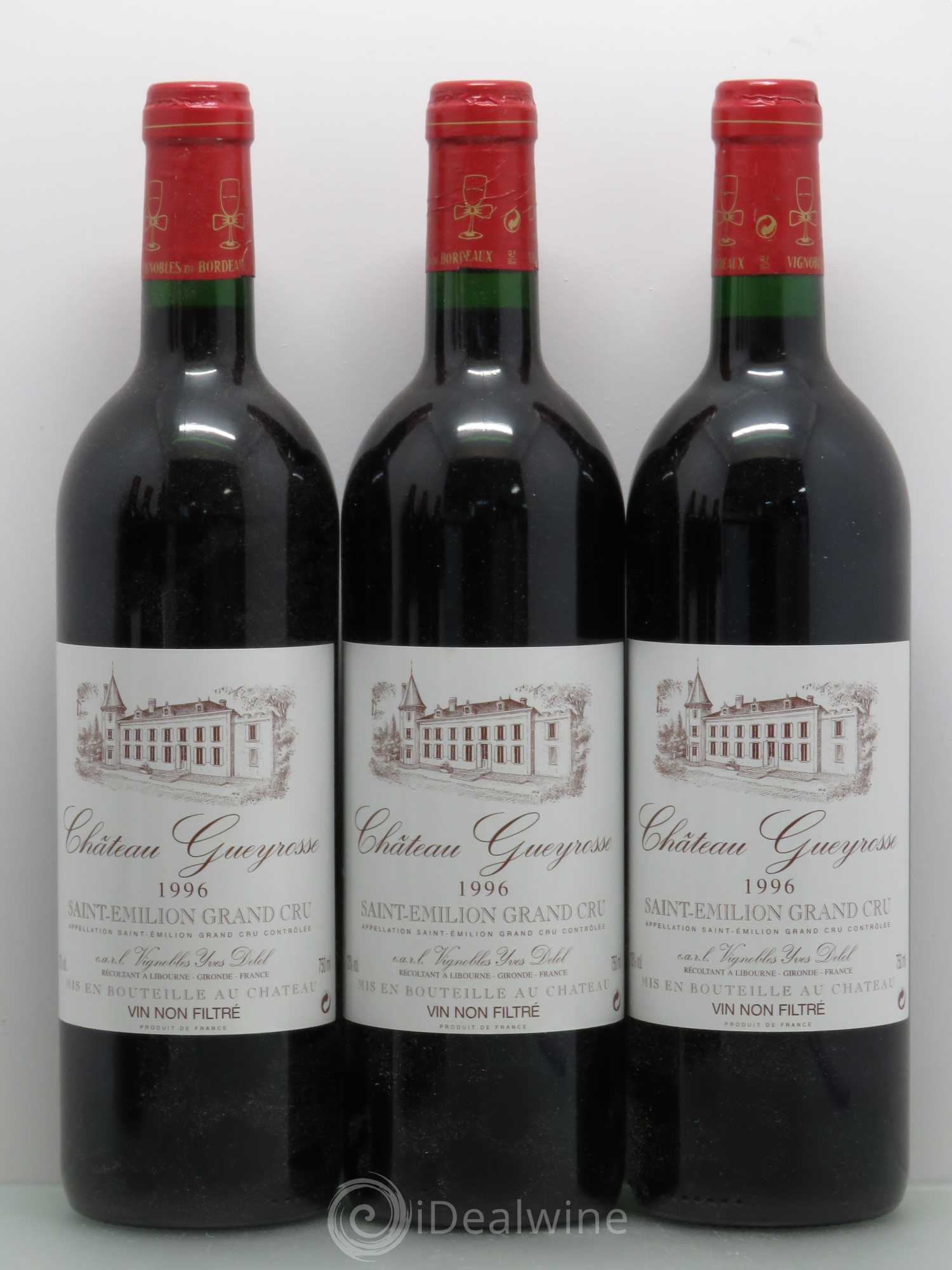 Saint-Émilion 1996 - Posten von 6 Flaschen - 1