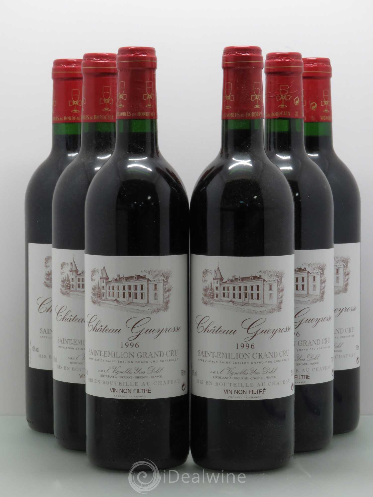 Saint-Émilion 1996 - Posten von 6 Flaschen - 0