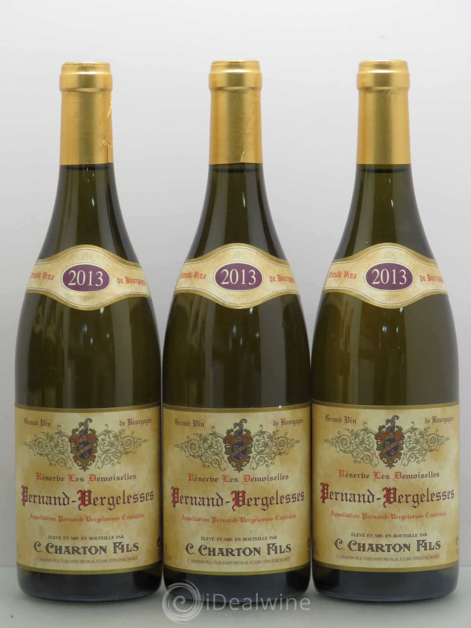 Pernand-Vergelesses Reserve Les Demoiselles Charton Et Fils 2013 - Posten von 6 Flaschen - 1