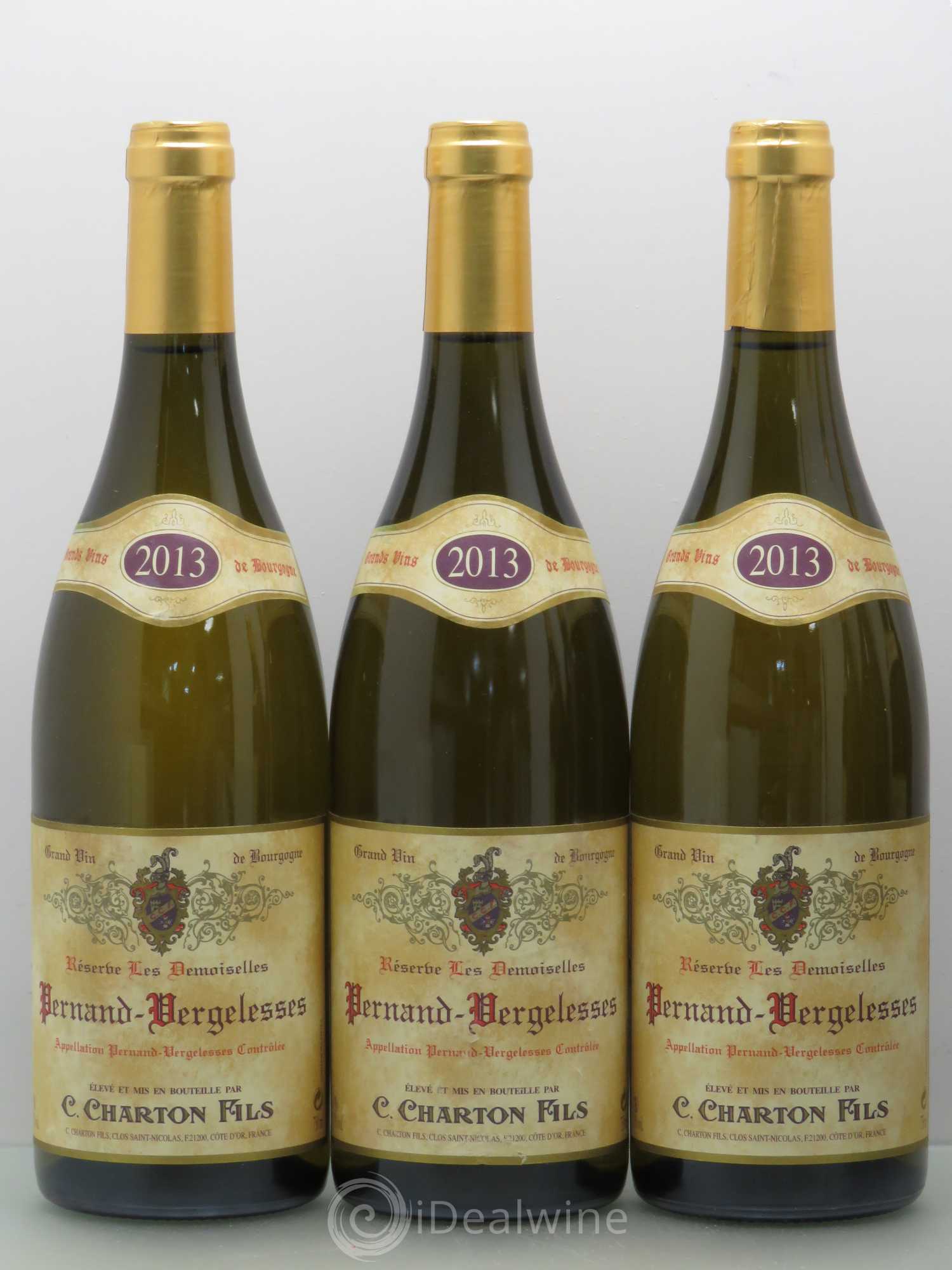 Pernand-Vergelesses Reserve Les Demoiselles Charton Et Fils 2013 - Posten von 6 Flaschen - 2