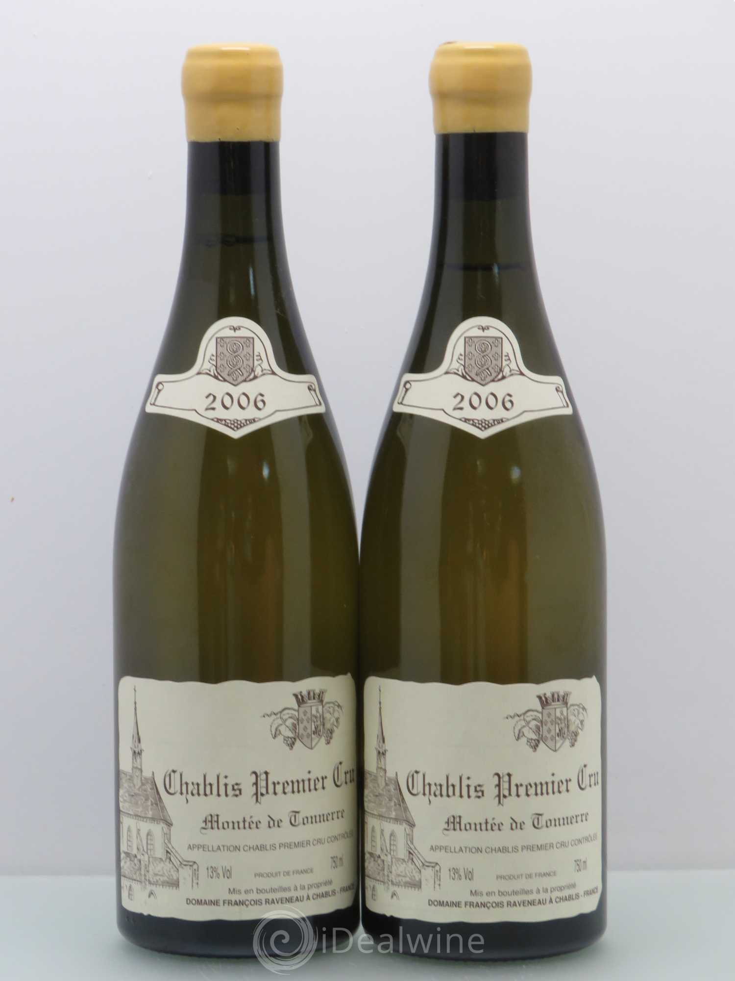 Chablis 1er Cru Montée de Tonnerre Raveneau (Domaine) 2006 - Lot de 2 bouteilles - 0