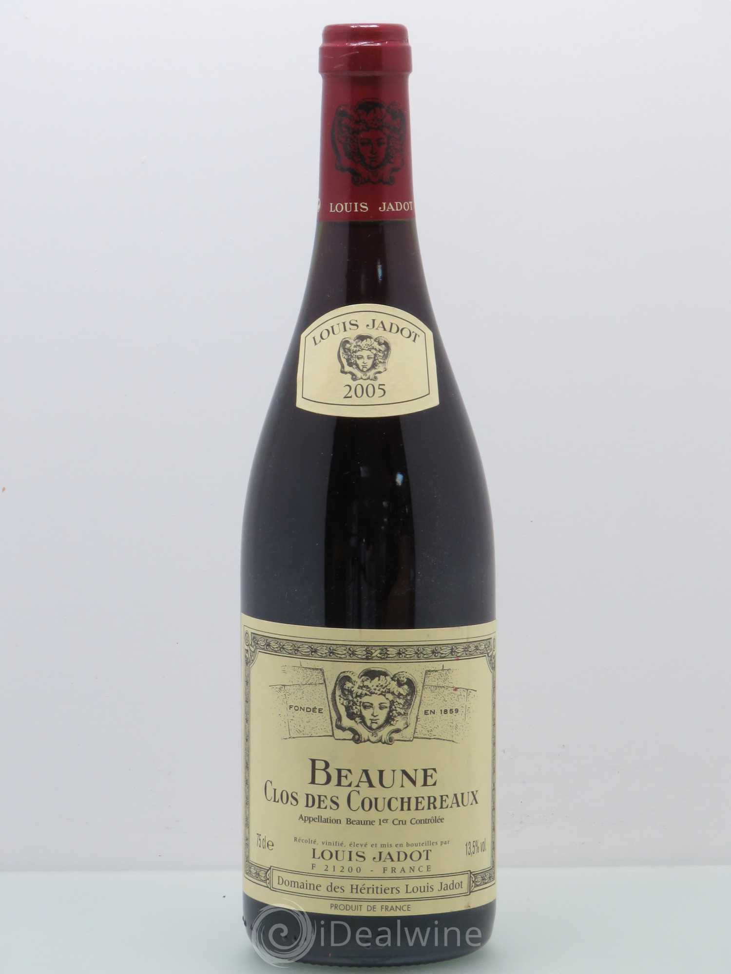 Beaune 1er Cru Clos Des Couchereaux- Domaine Louis Jadot 2005 - Posten von 1 Flasche - 0