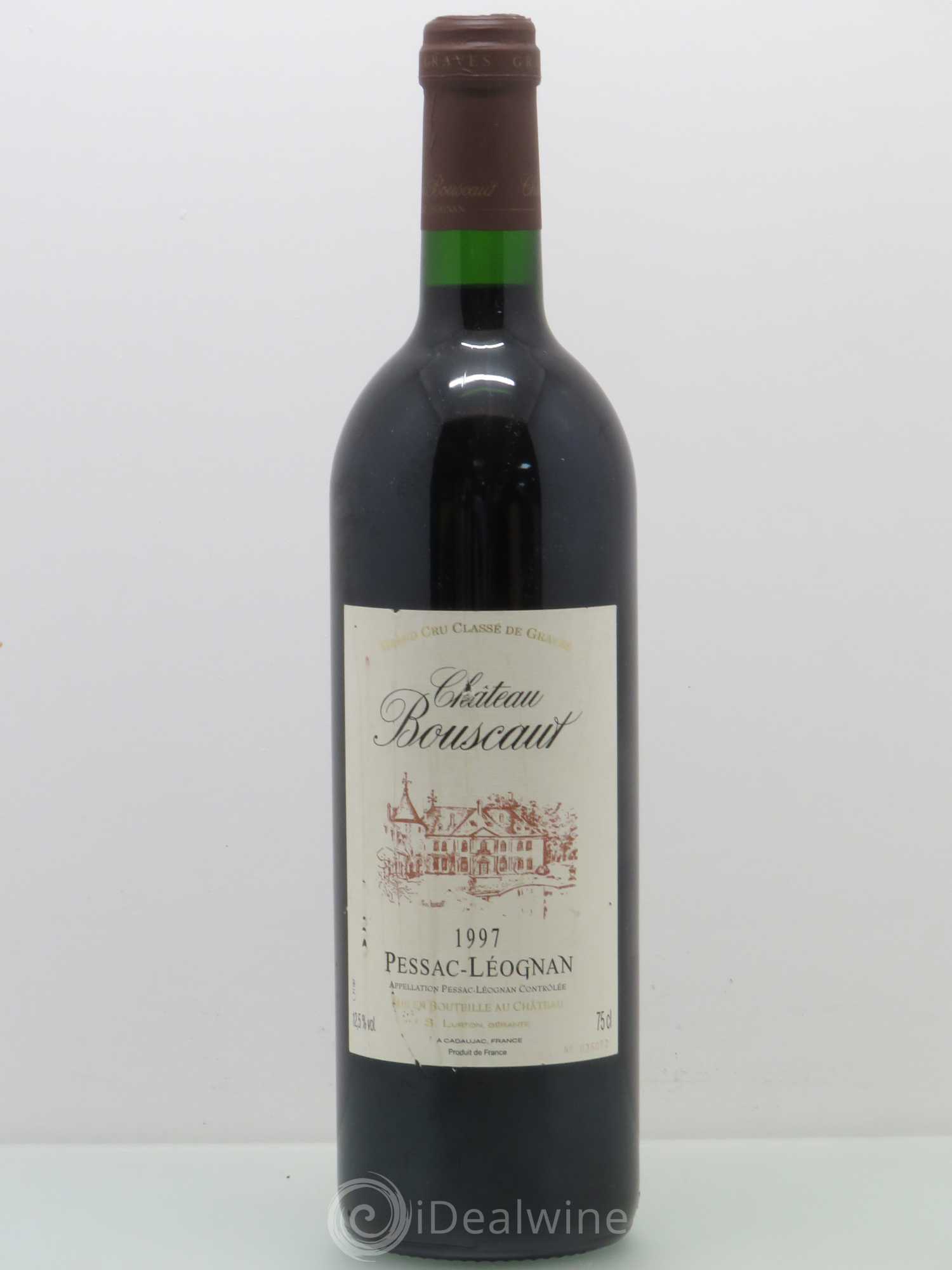 Château Bouscaut Cru Classé de Graves 1997 - Lot de 1 bouteille - 0