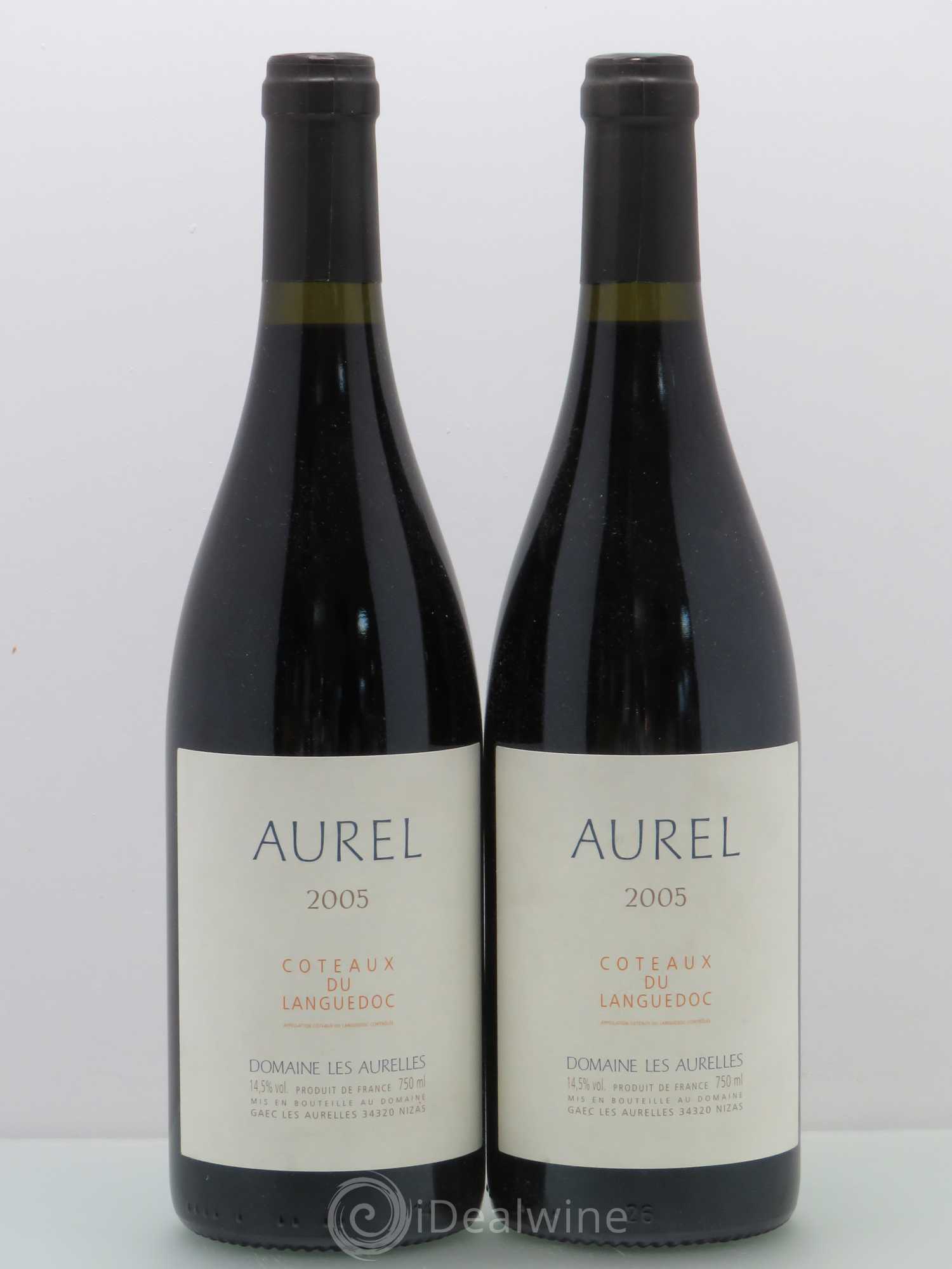 Languedoc Pézenas Aurel Domaine les Aurelles 2005 - Lot de 2 bouteilles - 0