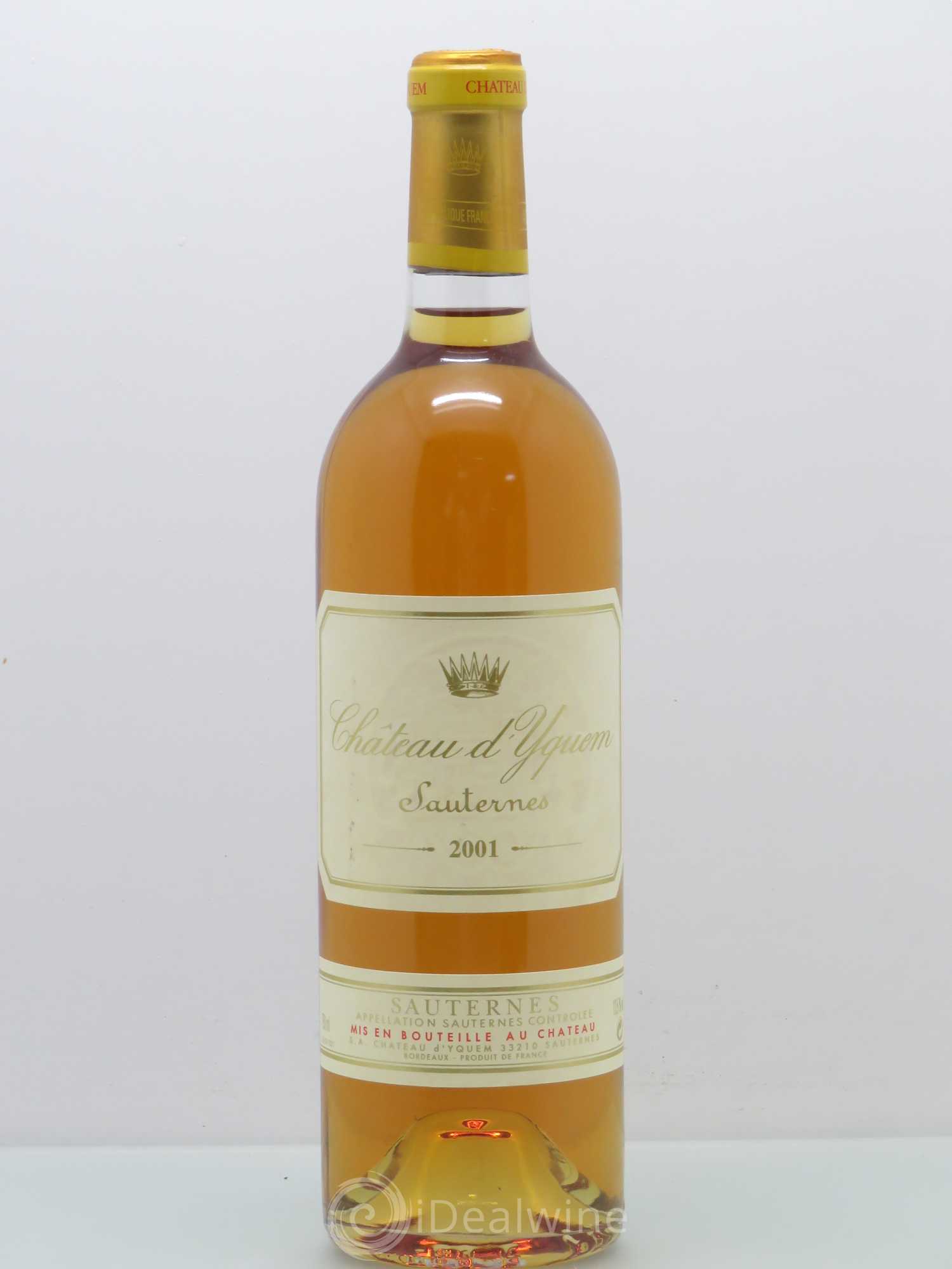 Château d' Yquem 1er Cru Classé Supérieur 2001 - Lotto di 1 bottiglia - 0
