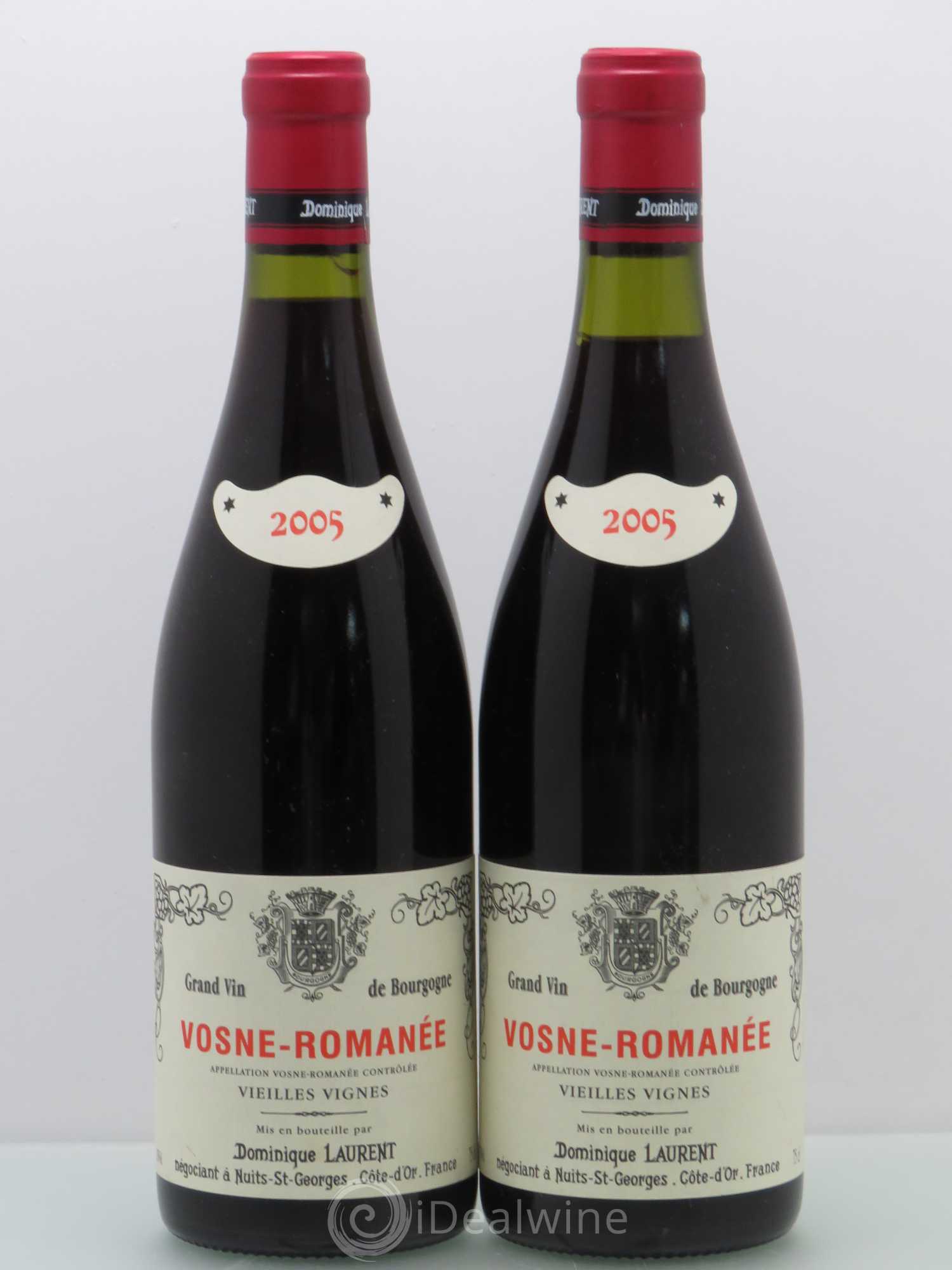 Vosne-Romanée Dominique Laurent Vieilles Vignes (sans prix de réserve) 2005 - Posten von 2 Flaschen - 0