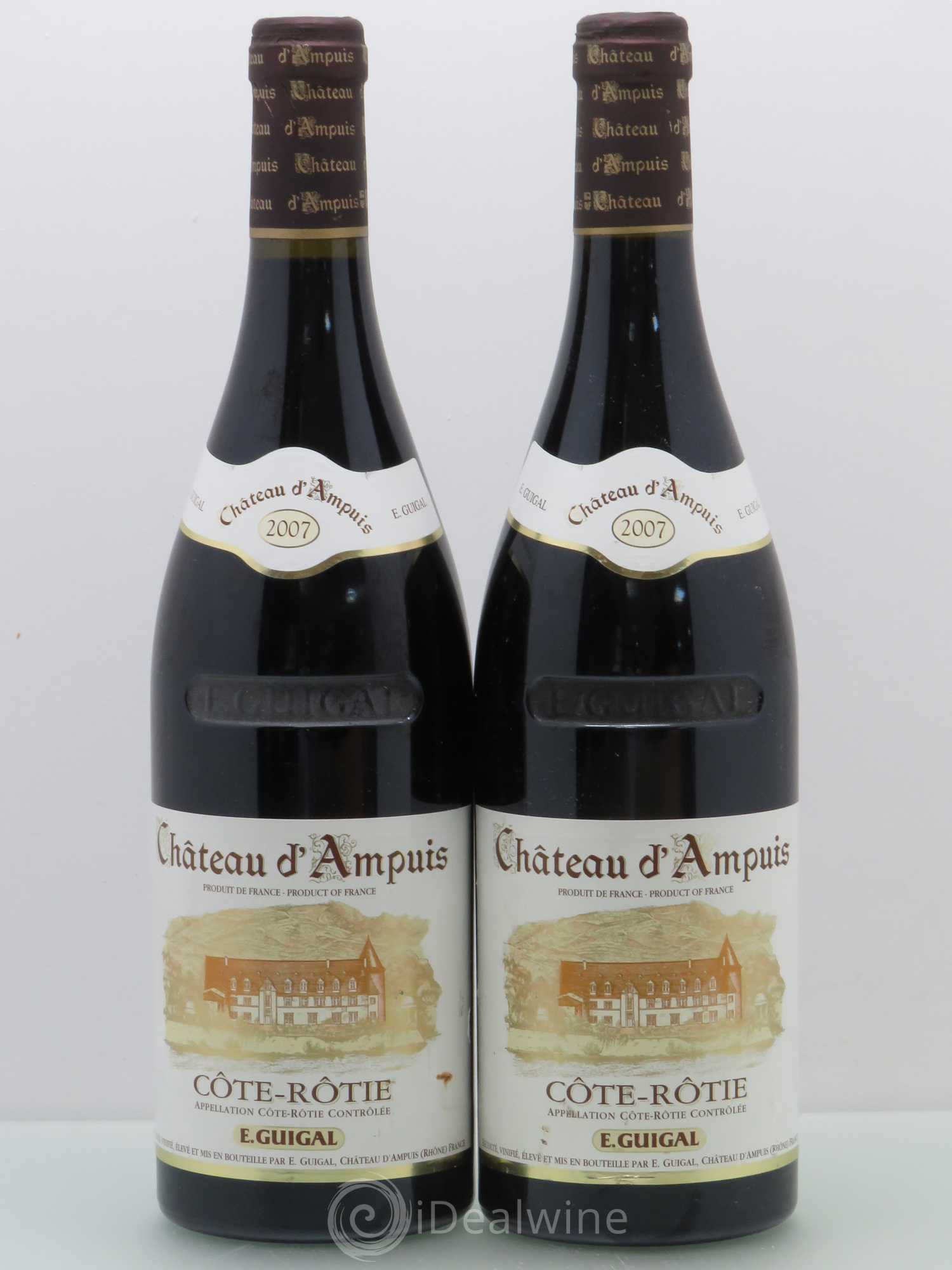 Côte-Rôtie Château d'Ampuis Guigal (sans prix de réserve) 2007 - Lot de 2 bouteilles - 0
