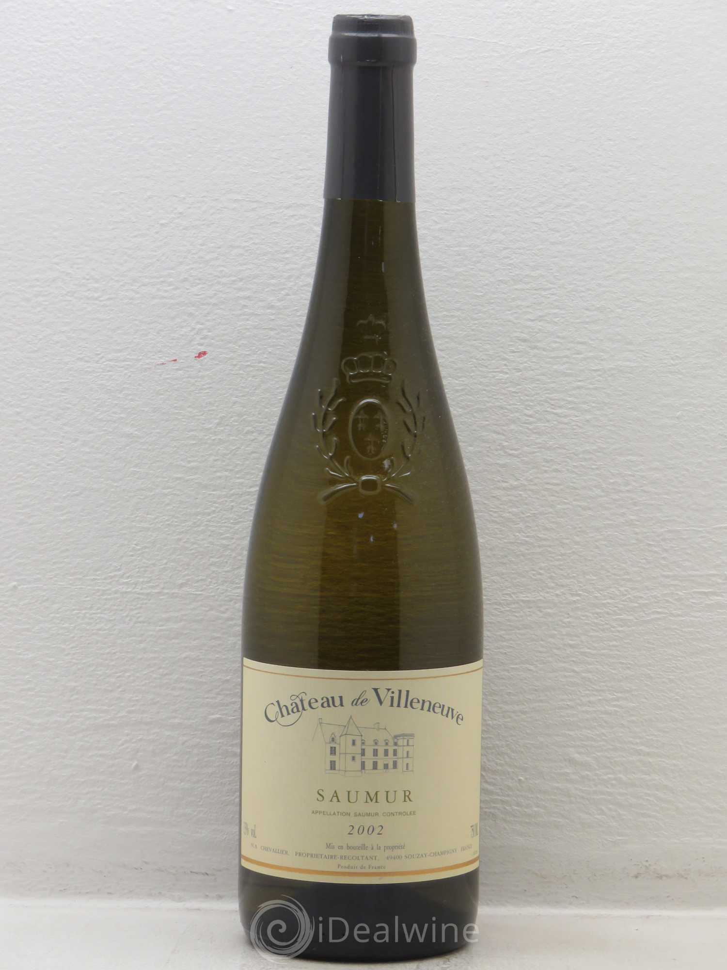 Saumur Château de Villeneuve 2002 - Lot de 1 bouteille - 0