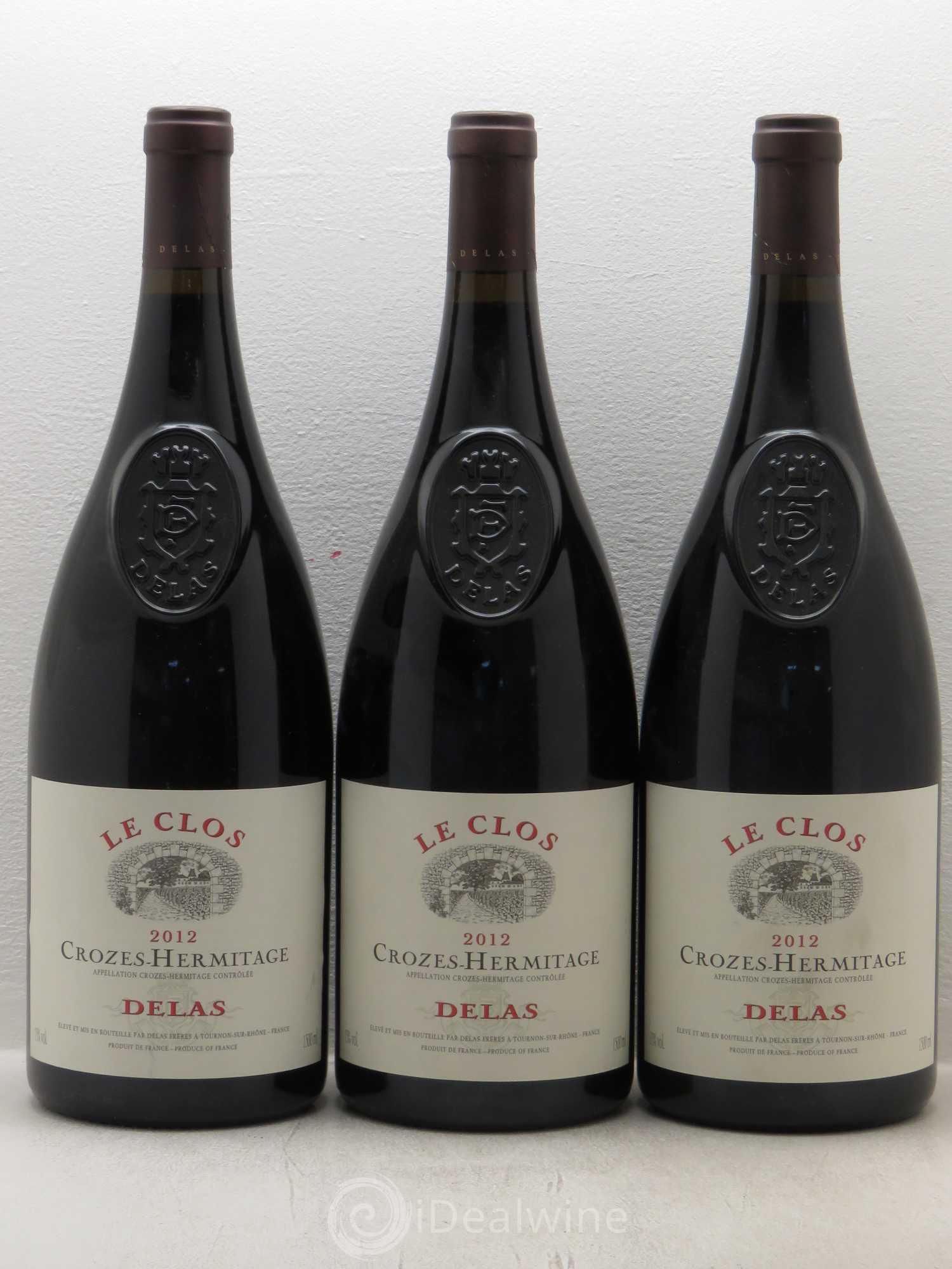 Crozes-Hermitage Le Clos Delas Frères 2012 - Lot de 3 magnums - 0