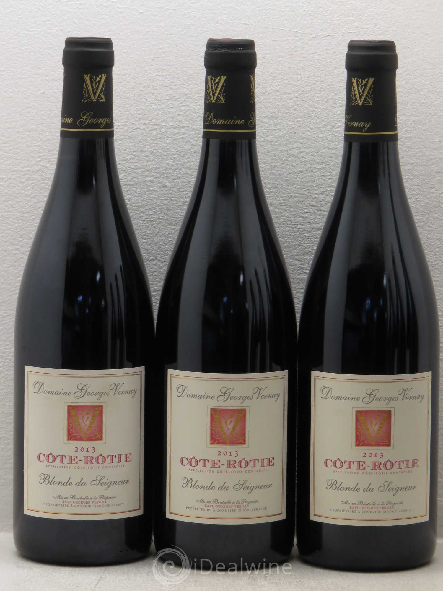 Côte-Rôtie Blonde du Seigneur Georges Vernay 2013 - Lot de 6 bouteilles - 1