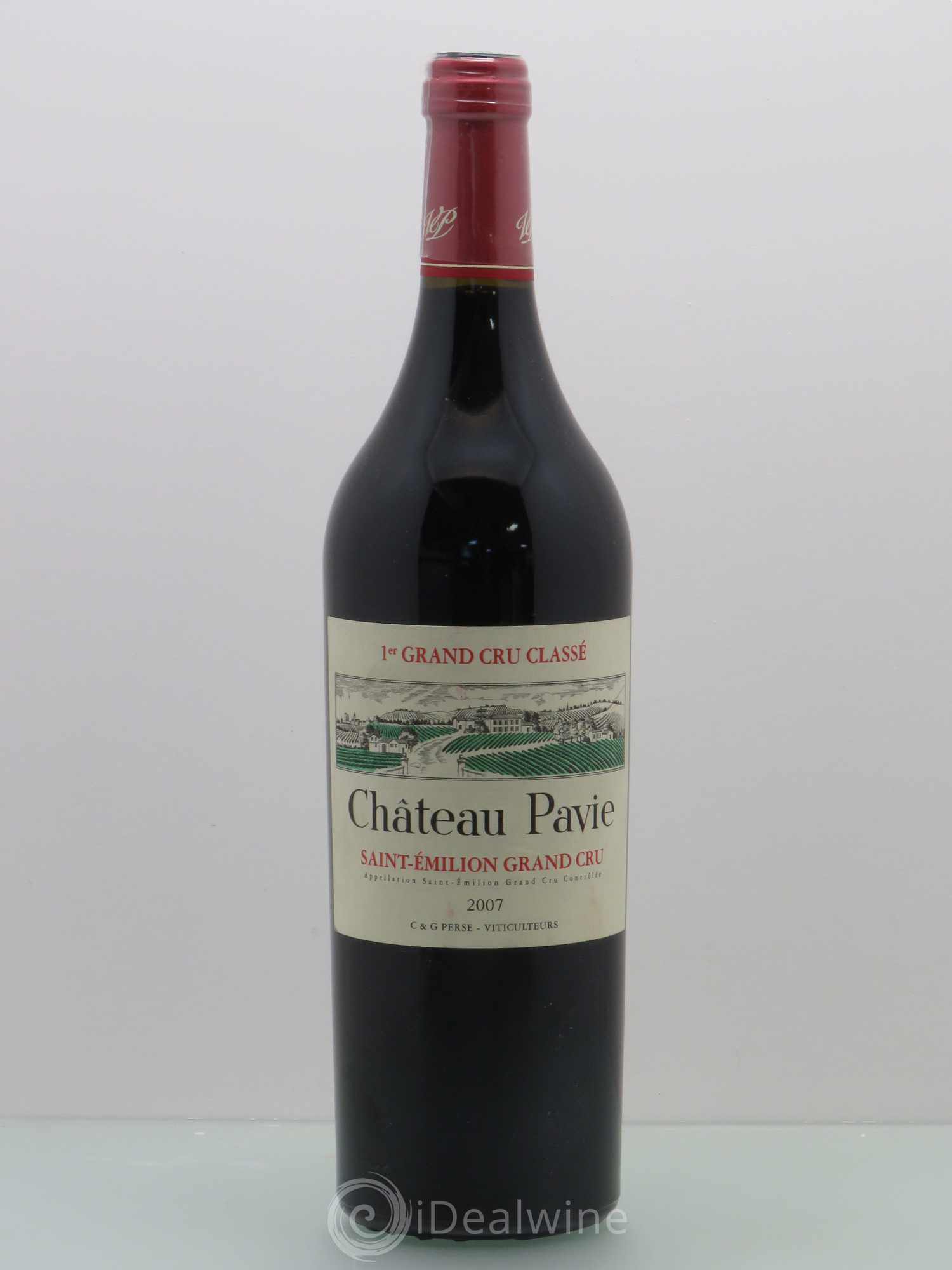 Château Pavie 1er Grand Cru Classé A 2007 - Lot de 1 bouteille - 0