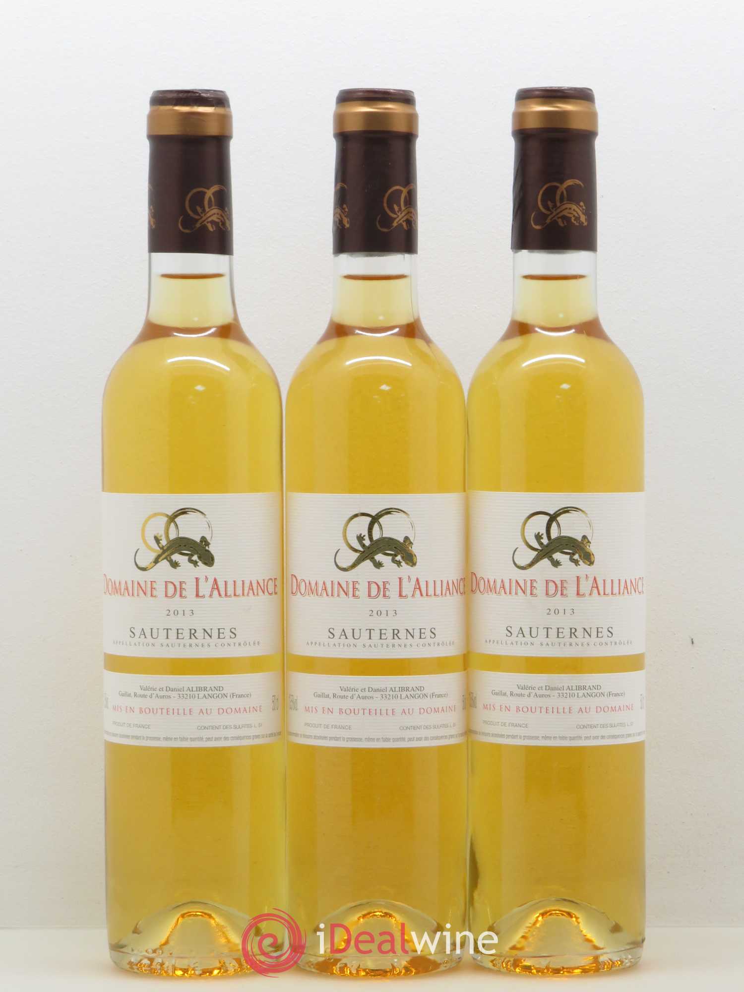 Sauternes 2013 - Lotto di 3 bottiglie - 0