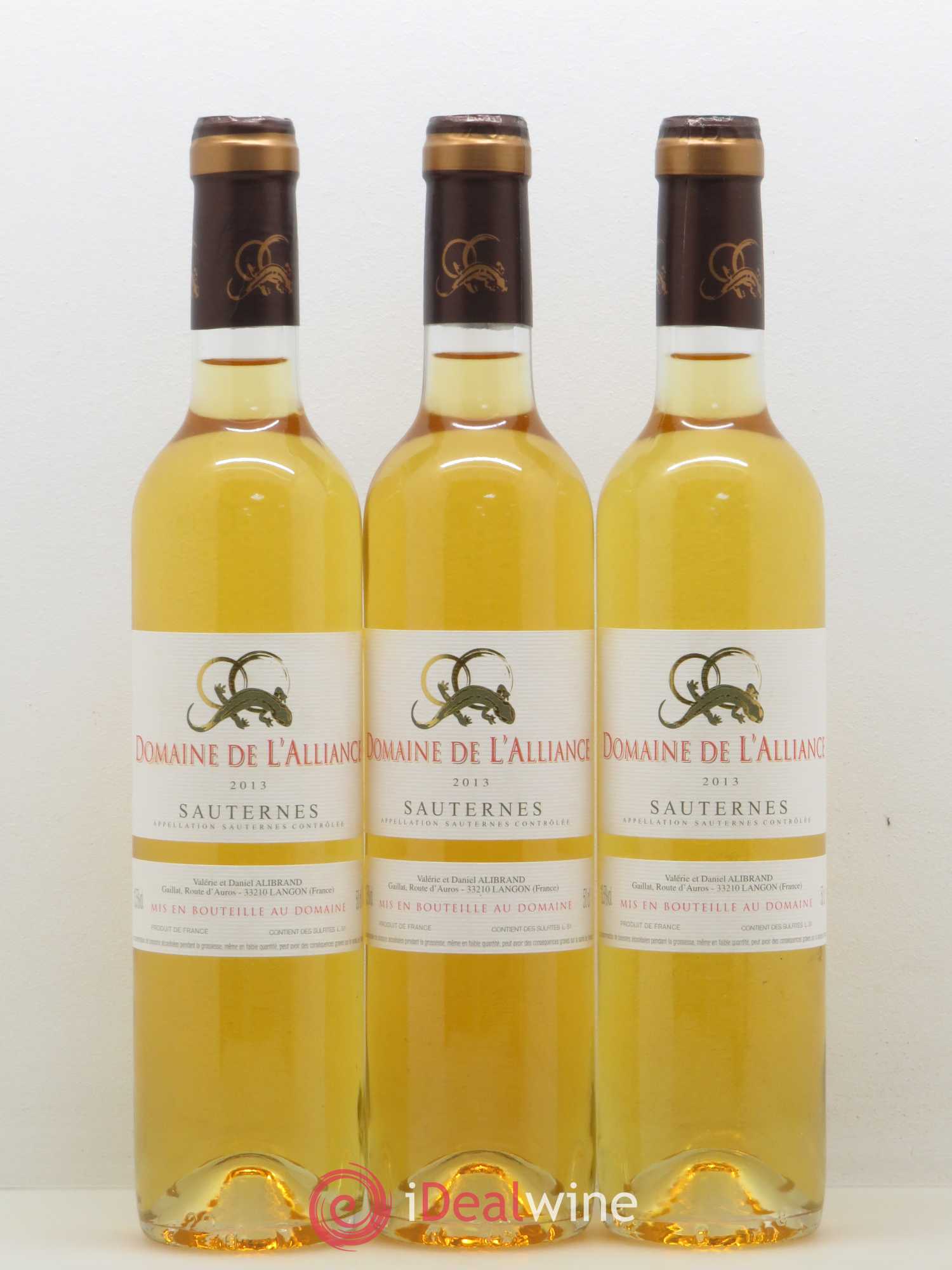 Sauternes 2013 - Lotto di 3 bottiglie - 0