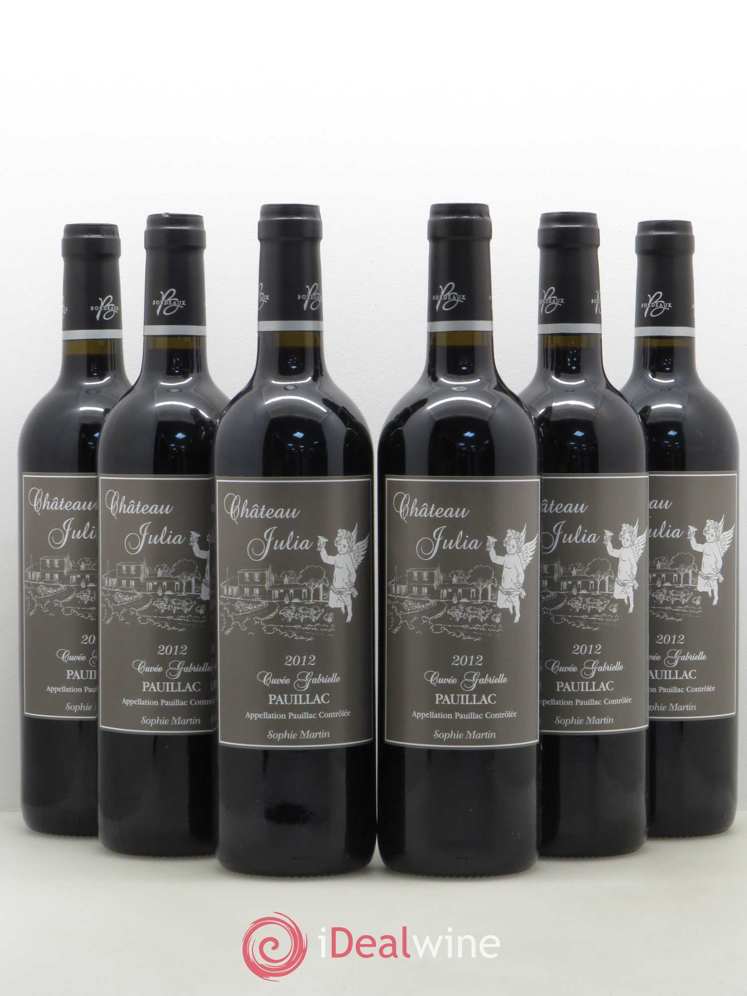 Pauillac Château Julia 2012 - Lot de 6 bouteilles - 0