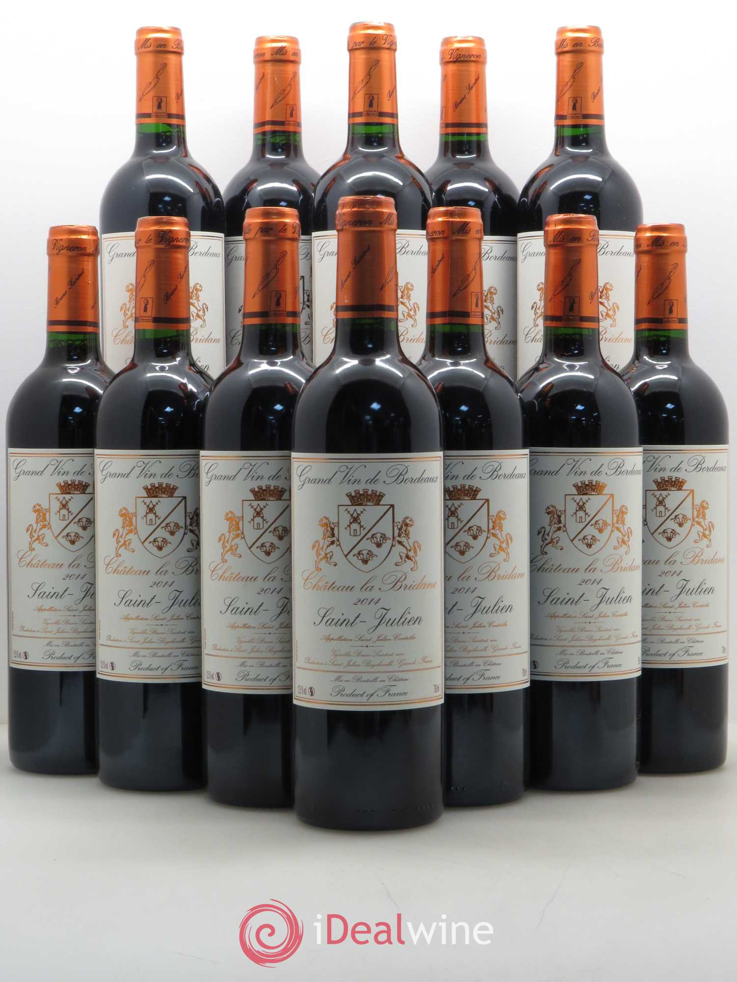 Château la Bridane Cru Bourgeois 2014 - Lot de 12 bouteilles - 0