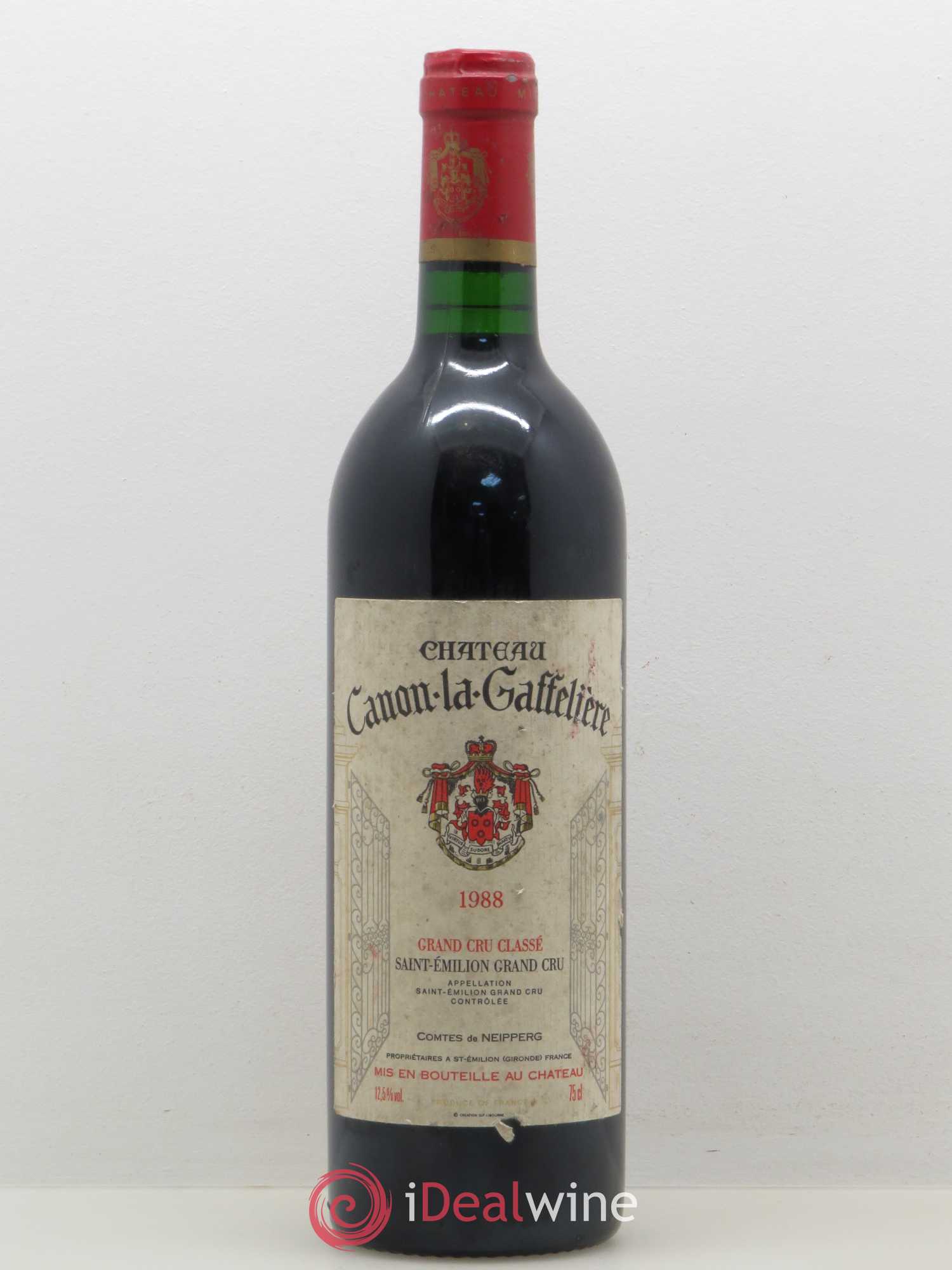 Château Canon la Gaffelière 1er Grand Cru Classé B 1988 - Lot de 1 bouteille - 0