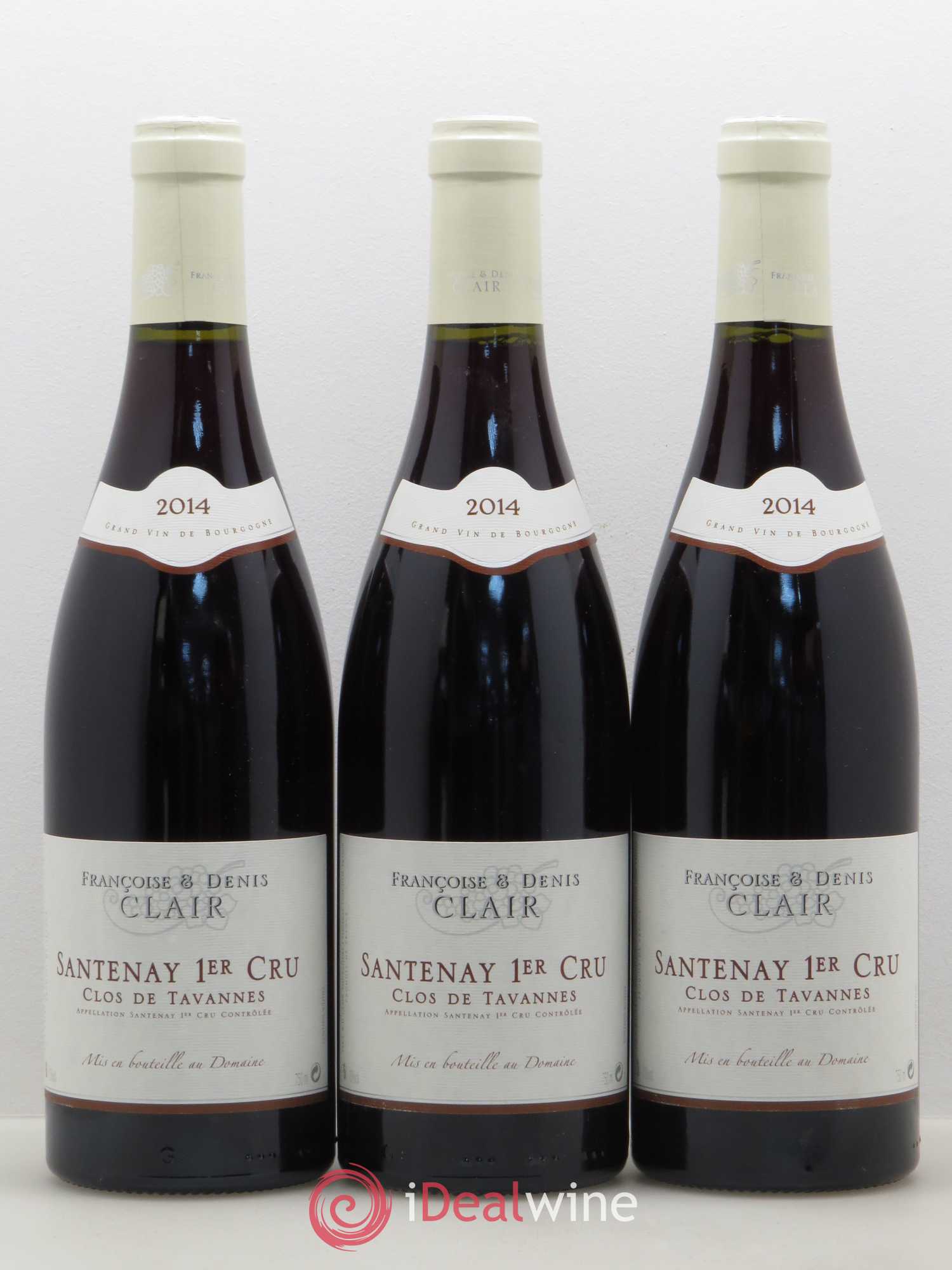 Santenay 1er Cru Clos de Tavannes Françoise et Denis Clair 2014 - Posten von 12 Flaschen - 3