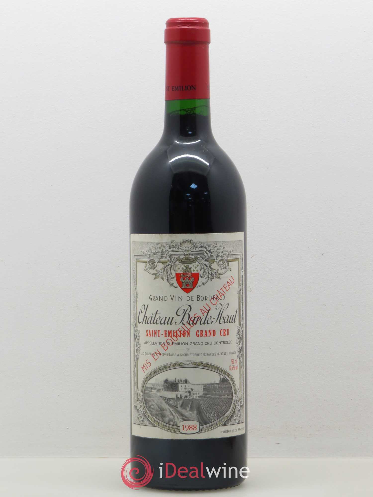 Château Barde Haut Grand Cru Classé 1988 - Lot de 1 bouteille - 0
