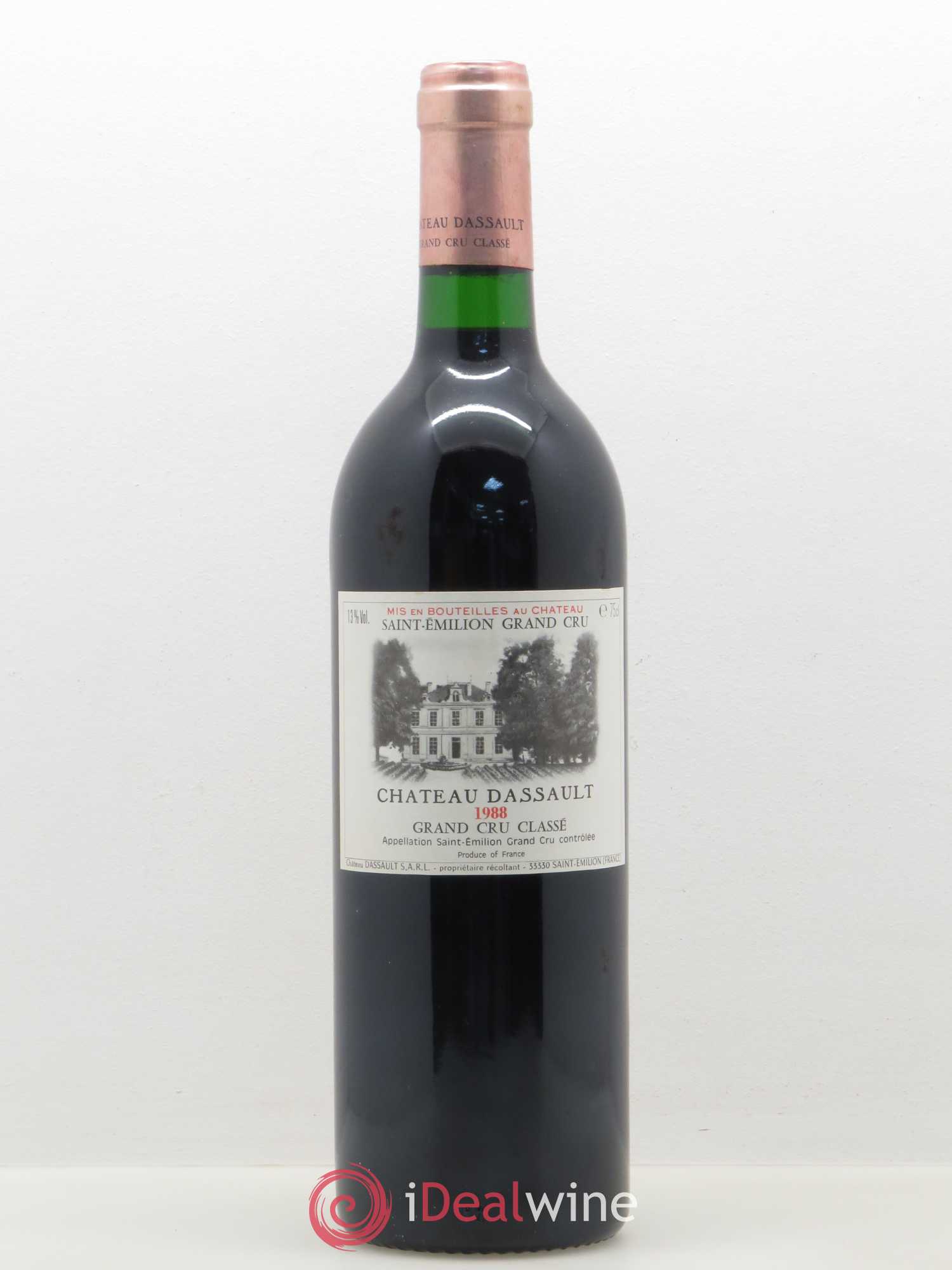 Château Dassault Grand Cru Classé 1988 - Lot de 1 bouteille - 0