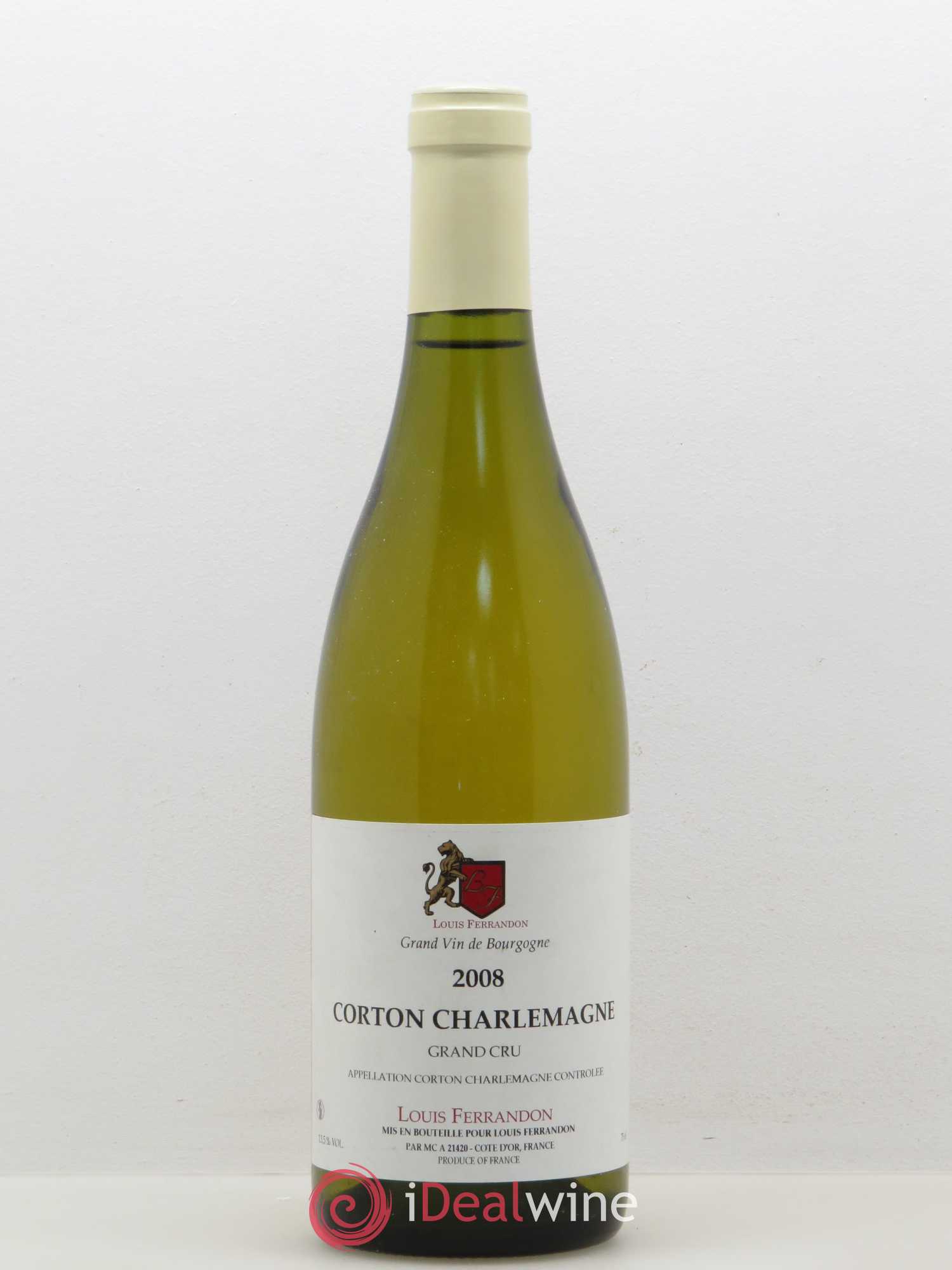 Corton-Charlemagne Grand Cru Domaine Louis Ferrandon 2008 - Posten von 1 Flasche - 0