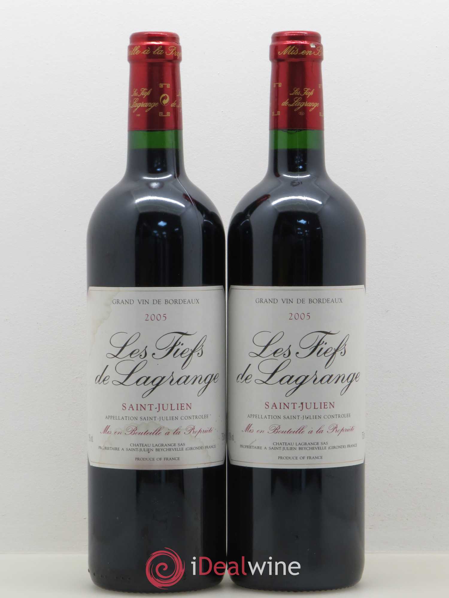 Les Fiefs de Lagrange Second Vin 2005 - Lot de 2 bouteilles - 0