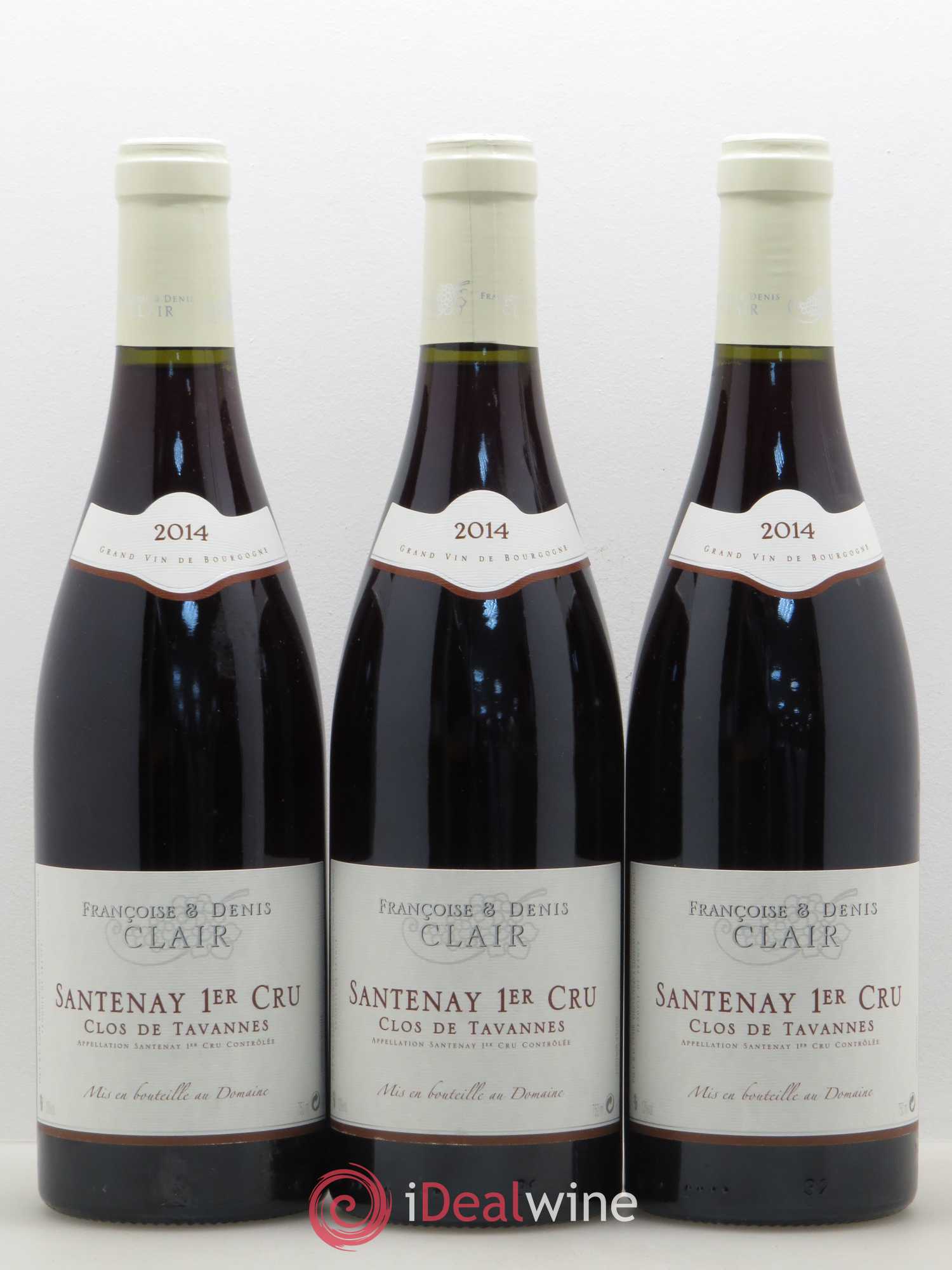 Santenay 1er Cru Clos de Tavannes Françoise et Denis Clair 2014 - Posten von 3 Flaschen - 0