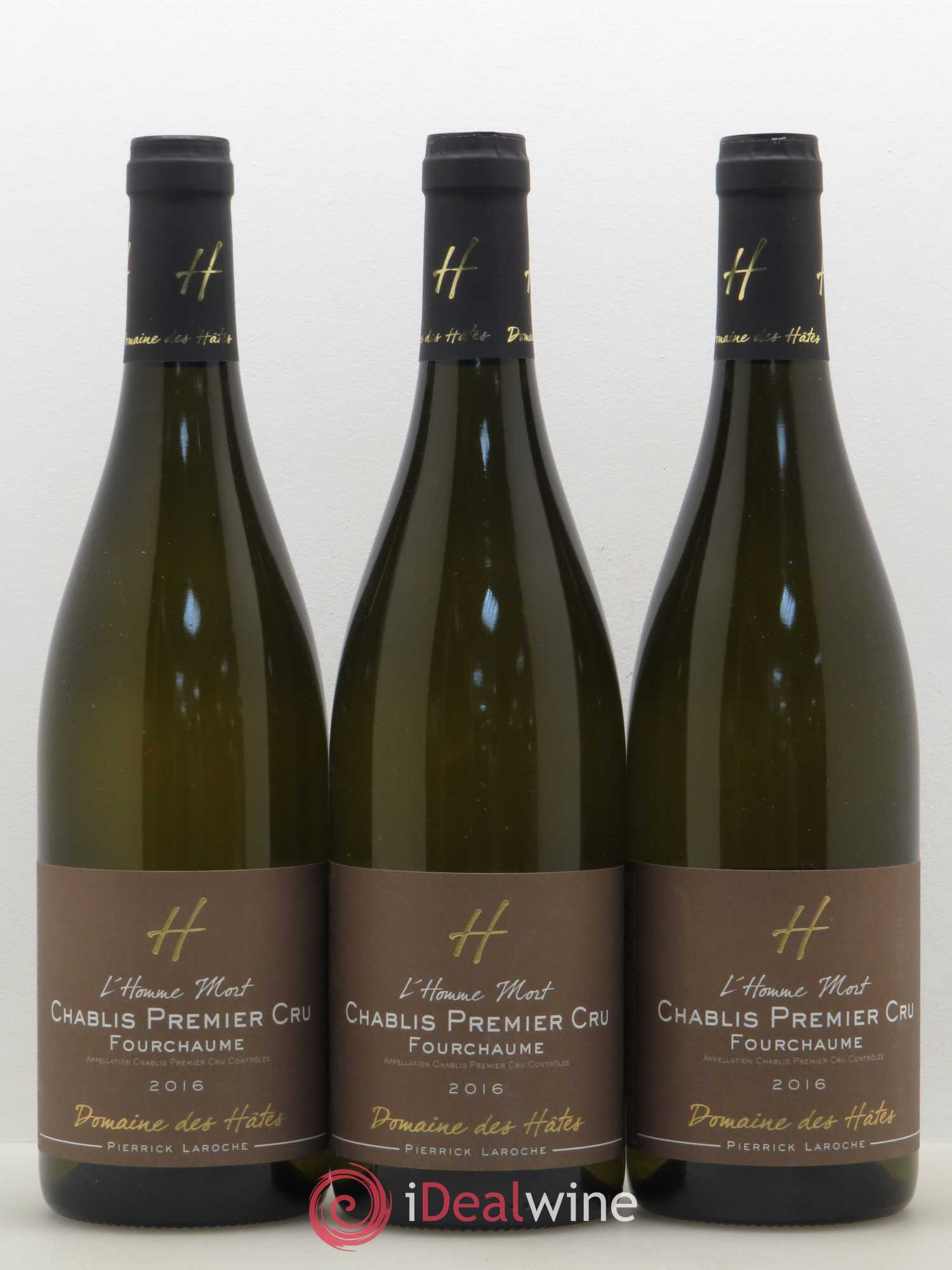 Chablis 1er Cru Fourchaume L'Homme Mort Domaine des Hates 2016 - Posten von 3 Flaschen - 0