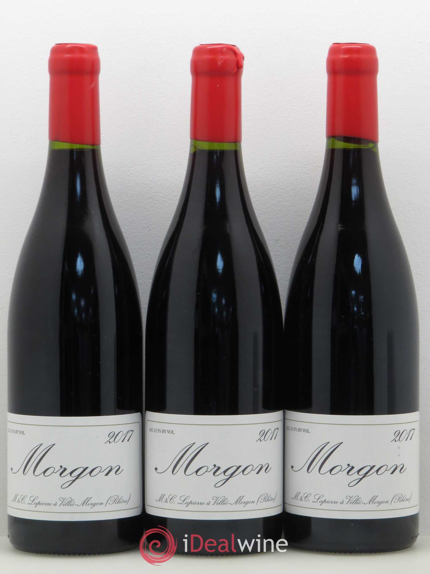 Morgon Marcel Lapierre (Domaine) 2017 - Lot de 3 bouteilles - 0