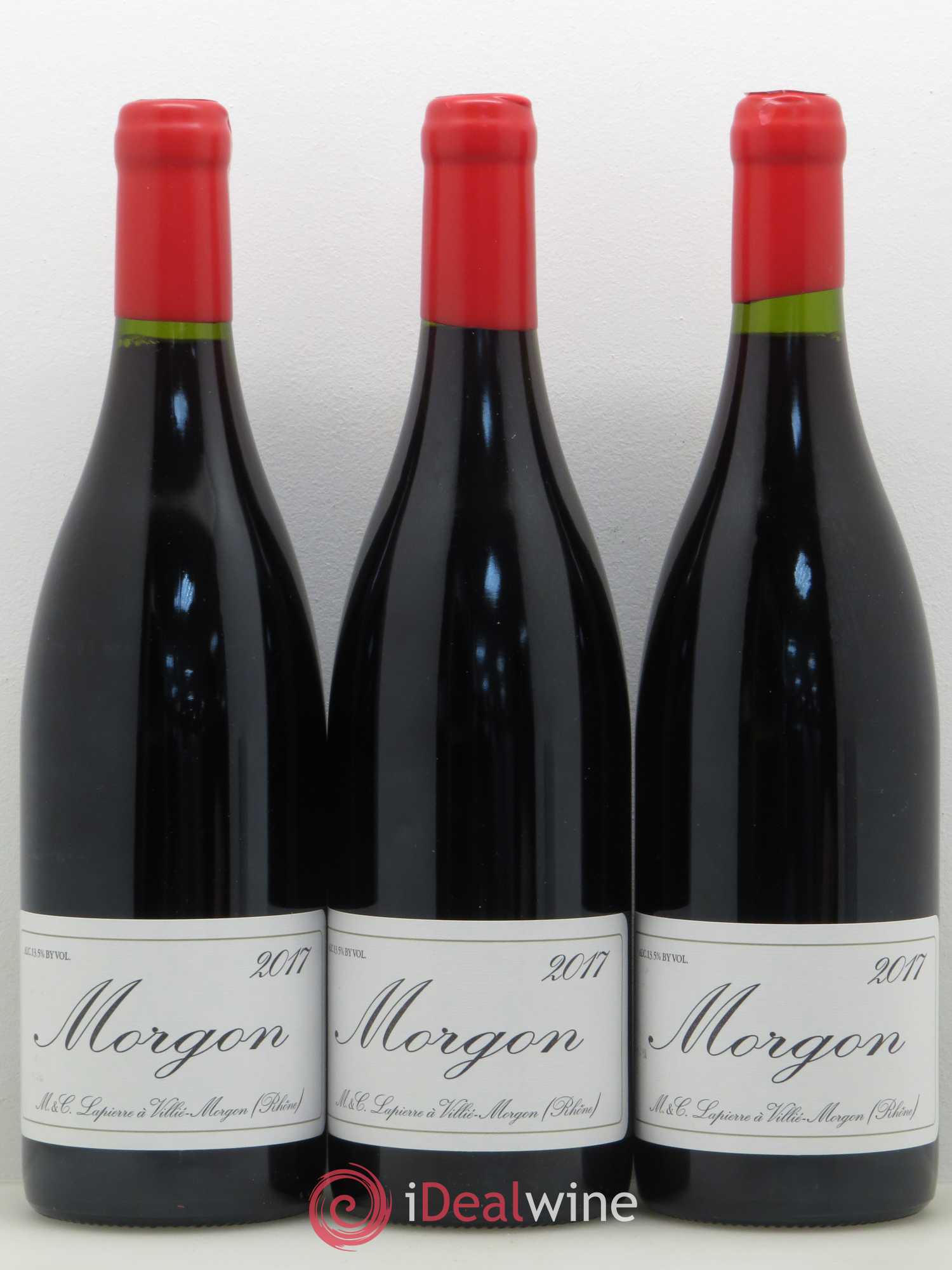 Morgon Marcel Lapierre (Domaine) 2017 - Lot de 3 bouteilles - 0